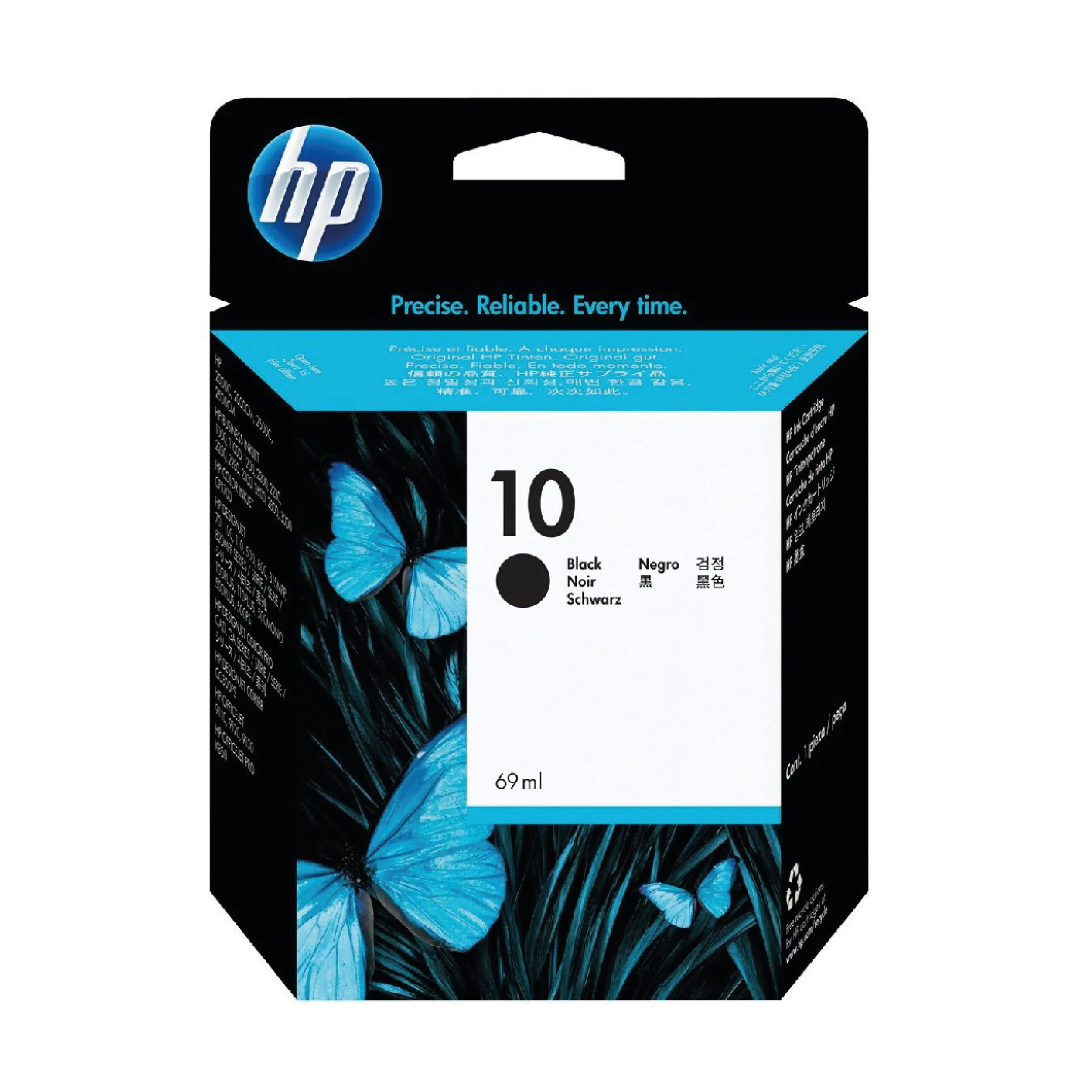 HP 10 Black Original Ink Advantage - C4844A