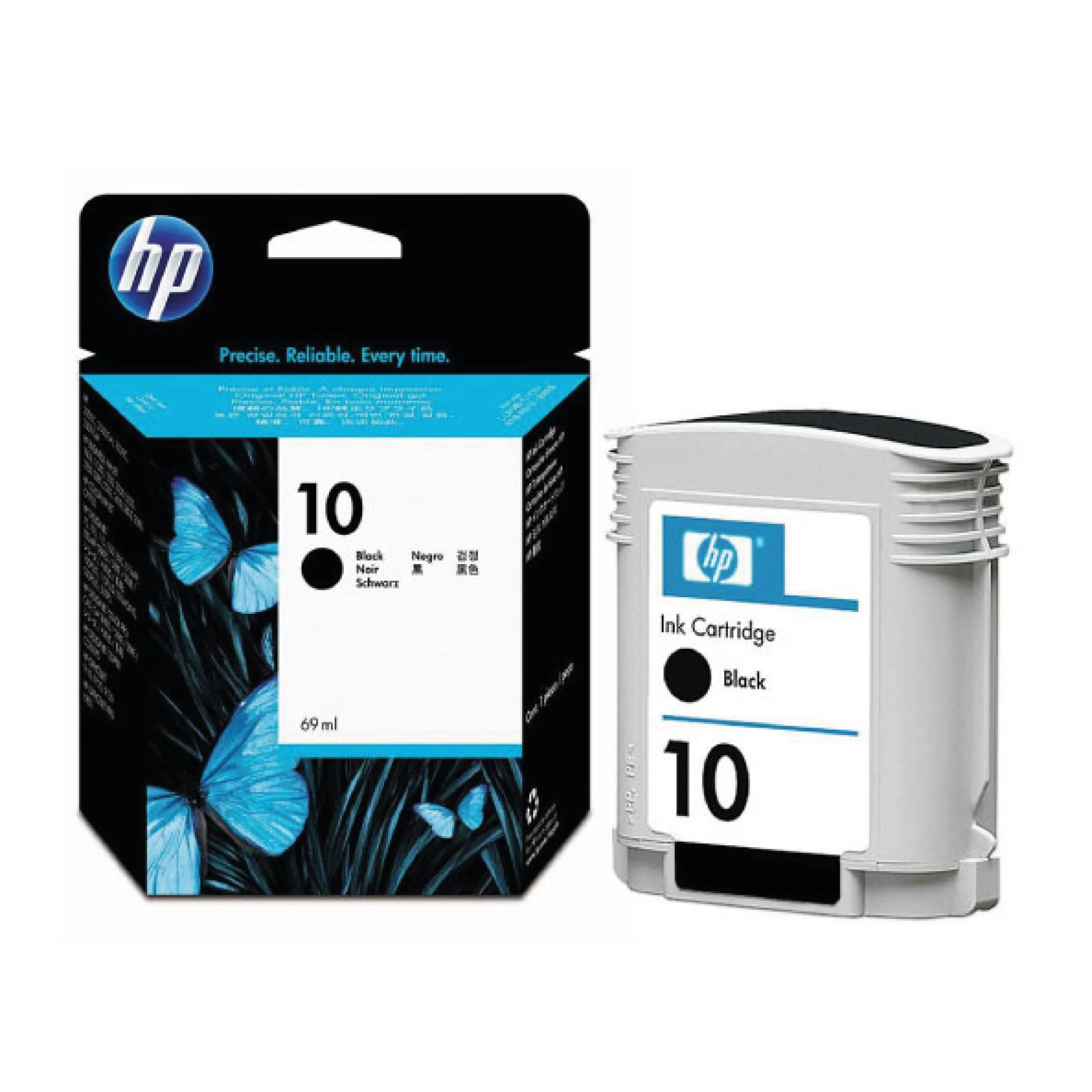 HP 10 Black Original Ink Advantage - C4844A