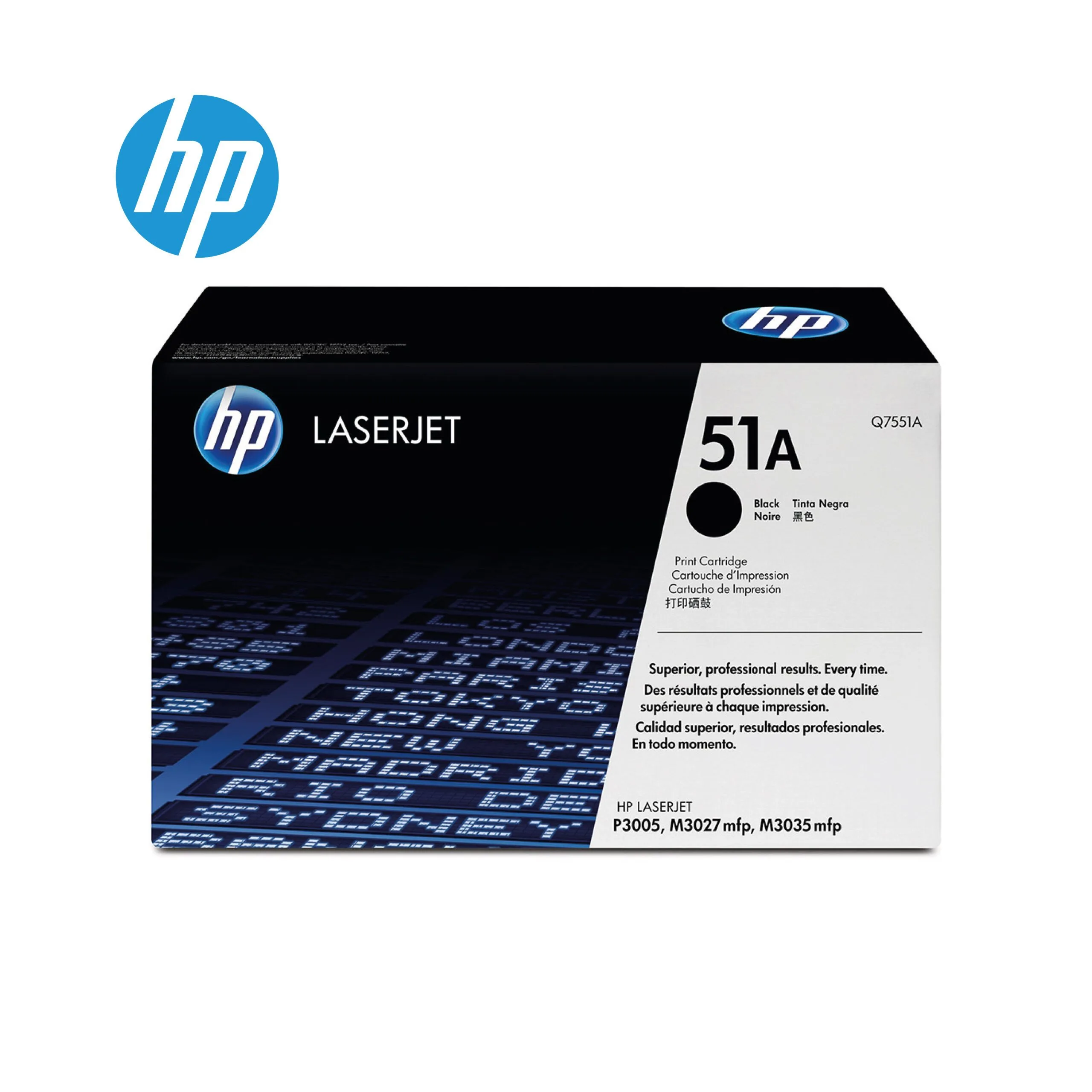 HP 51A Black Original Laser Toner Cartridge - Q7551A