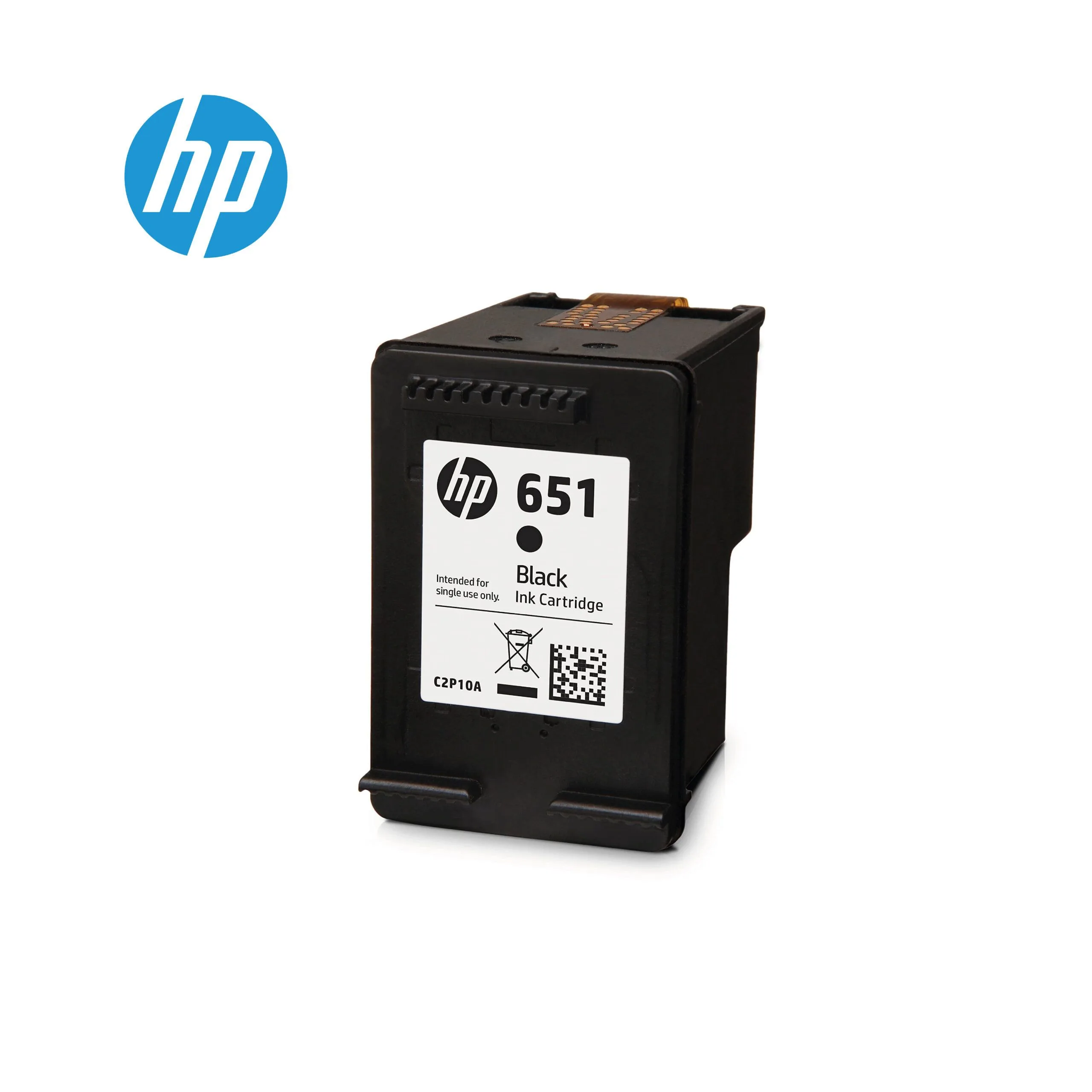HP 651 Black Original Ink Cartridge - C2P10AE