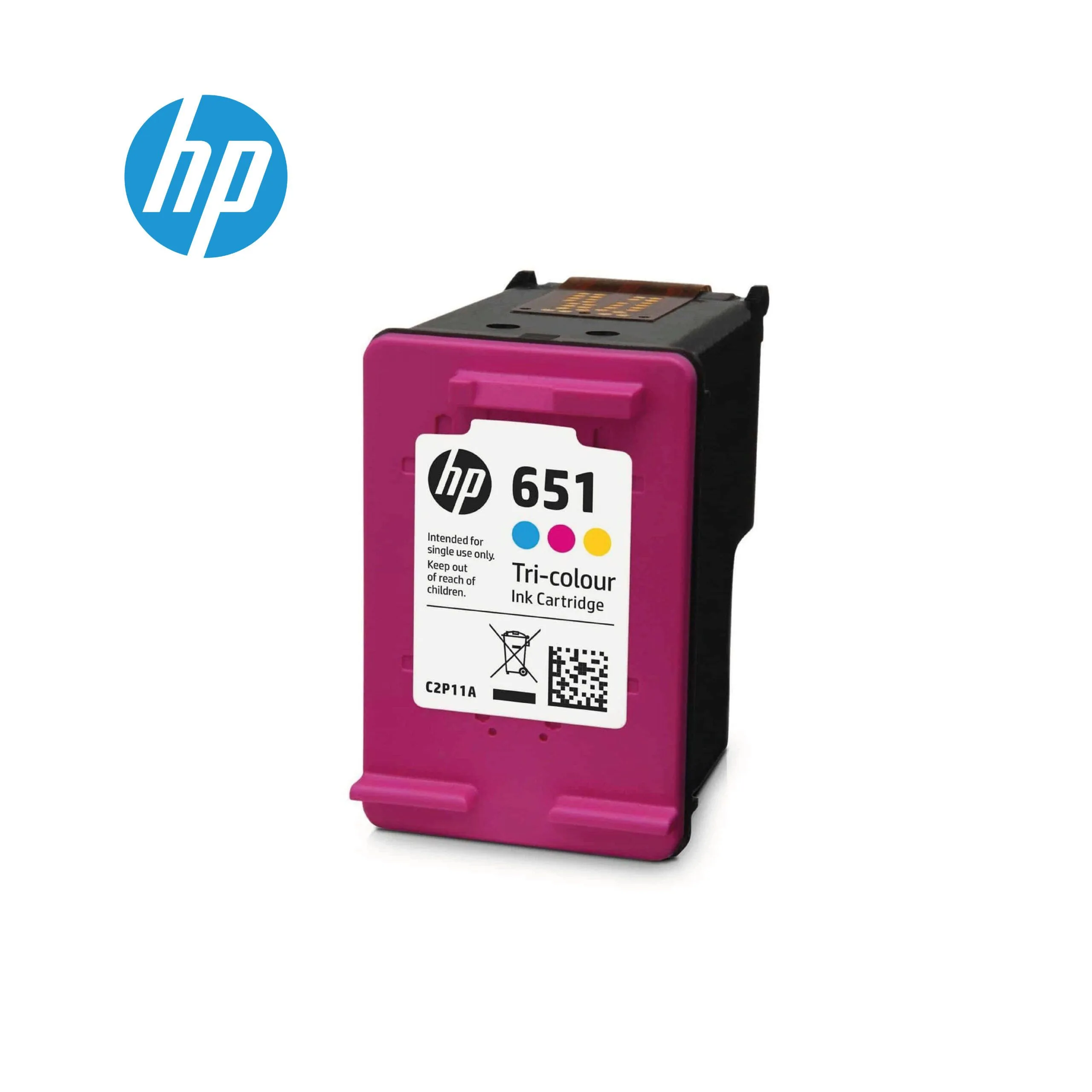 HP 651 Color Original Ink Cartridge - C2P11AE