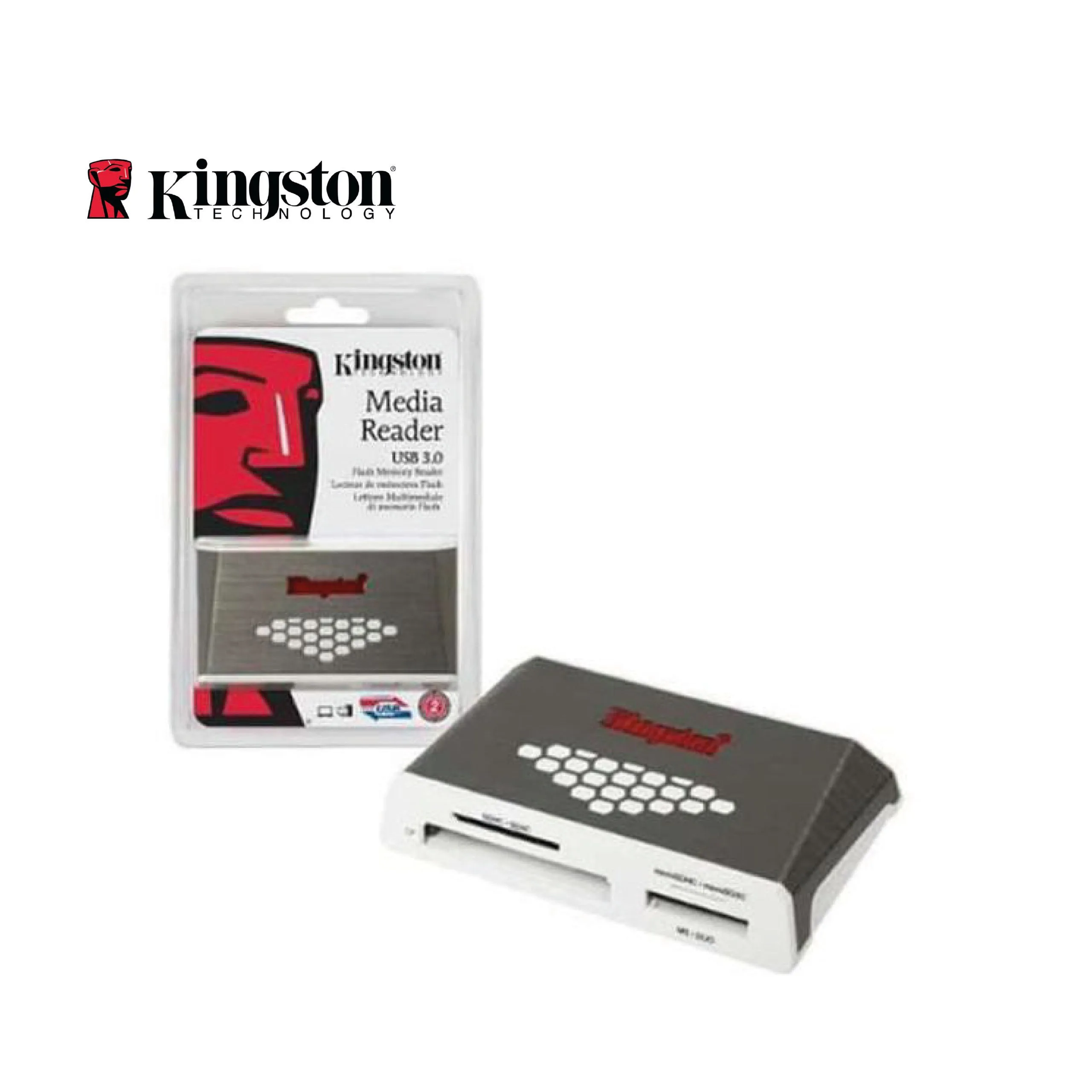 قارئ بطاقات Kingston FCR-HS4 عالي السرعة USB 3.0