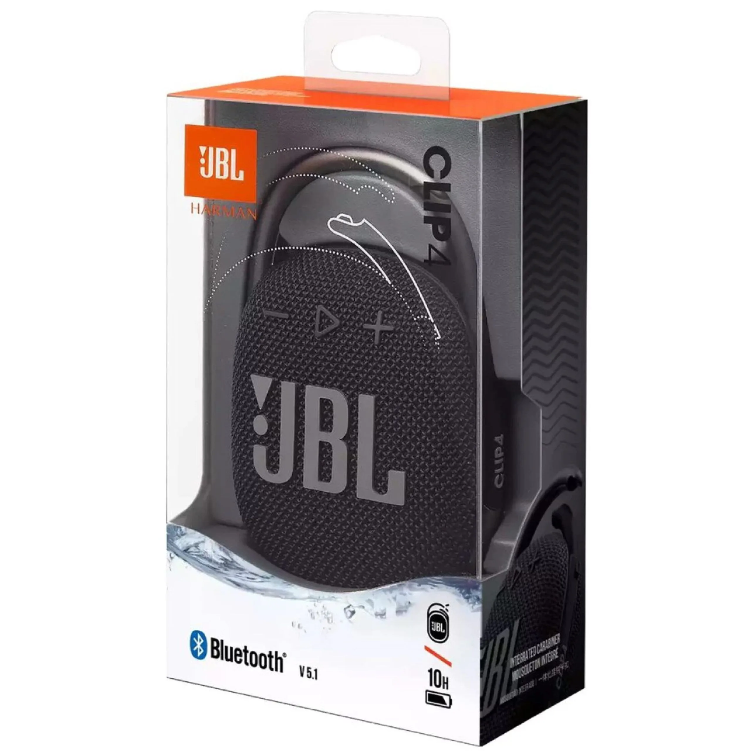 سماعة JBL Clip 4 محمولة مقاومة للماء