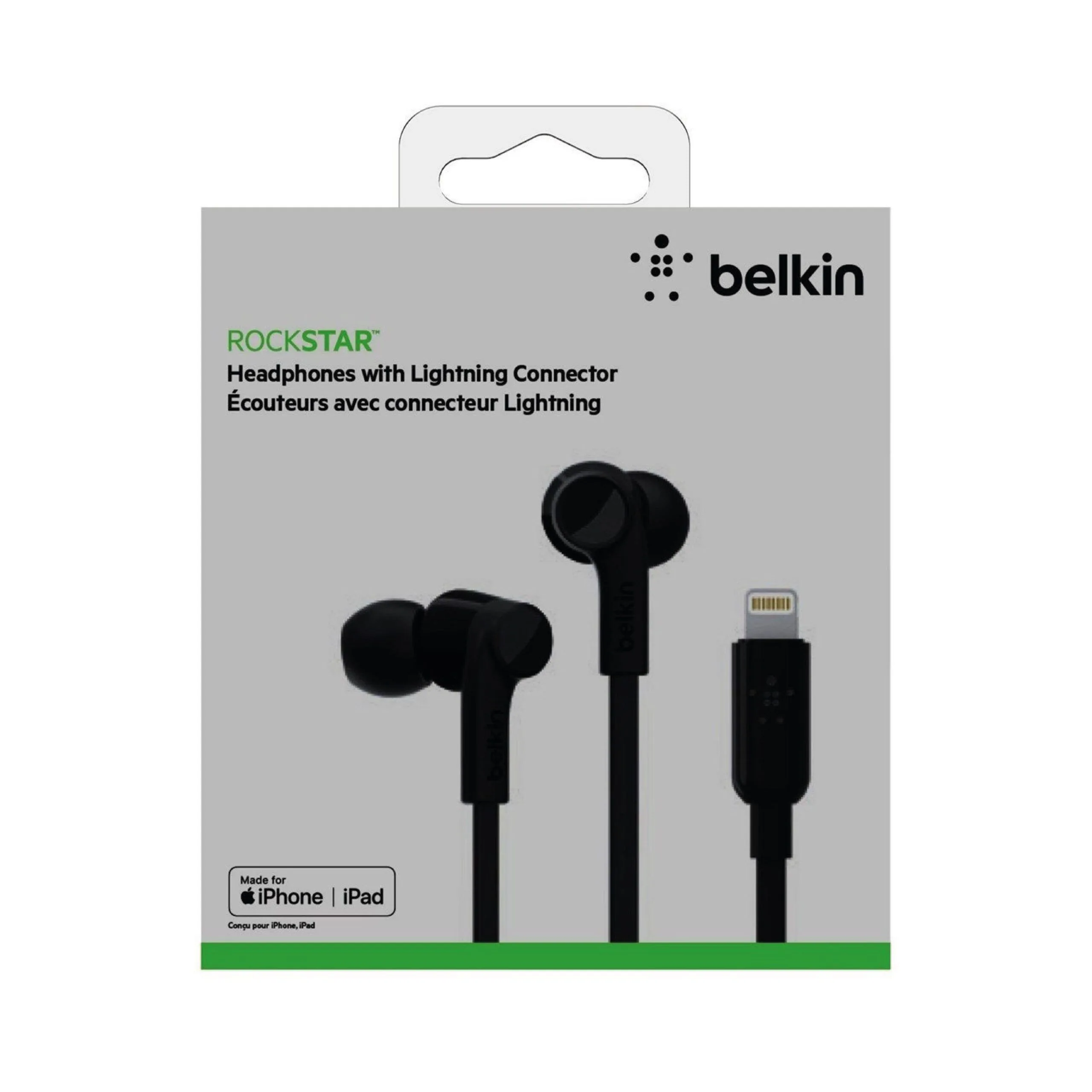 سماعة Belkin سلكية بمنفذ Lightning
