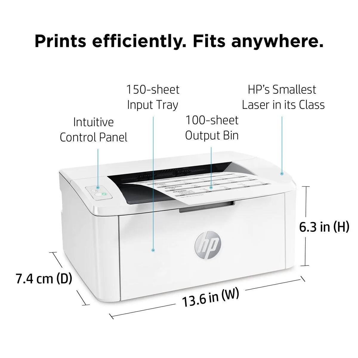 طابعة ليزر HP LaserJet M111a أحادية اللون للمكاتب الصغيرة A4 - 7MD67A