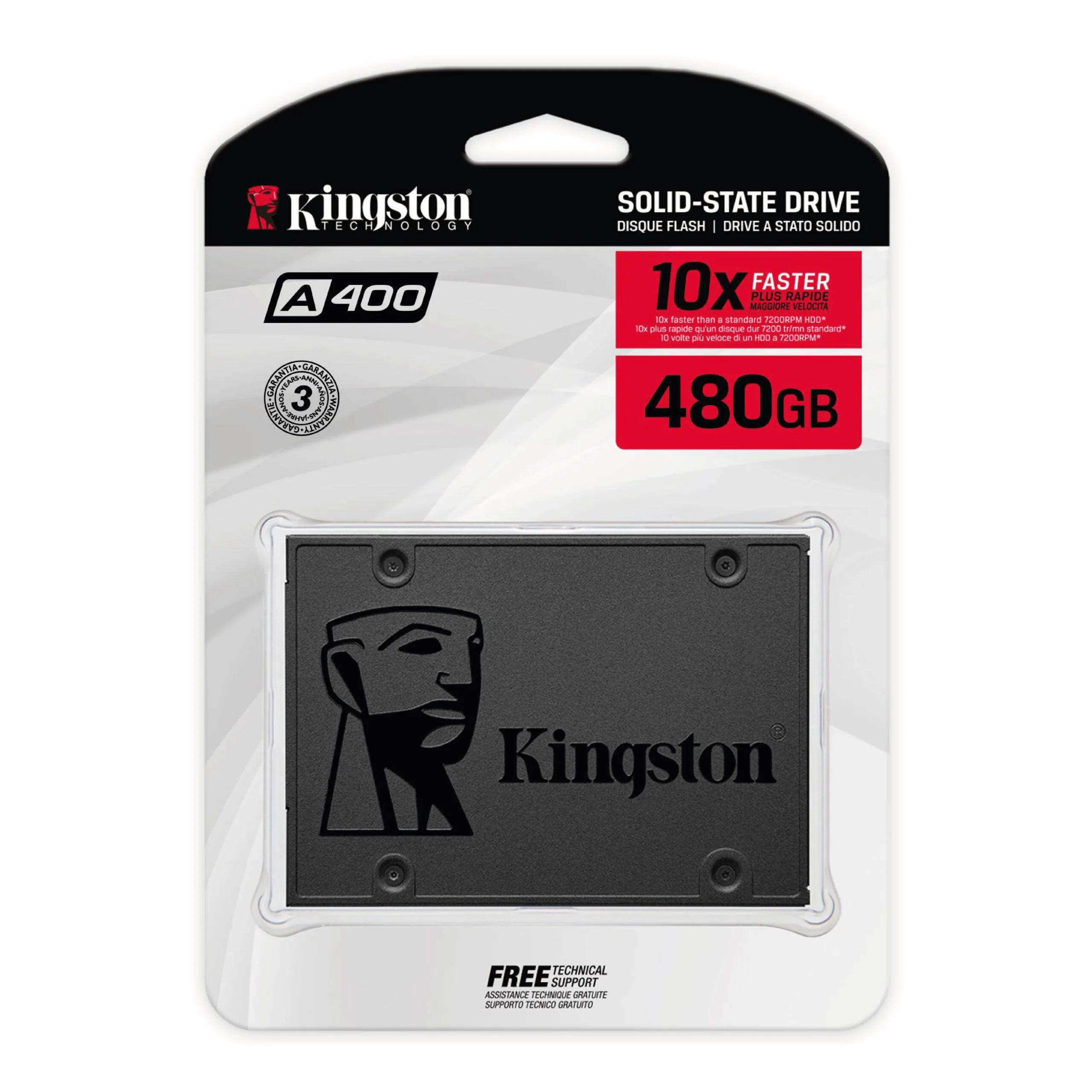 Kingston 480GB A400 SATA 3 2.5″ Internal SSD