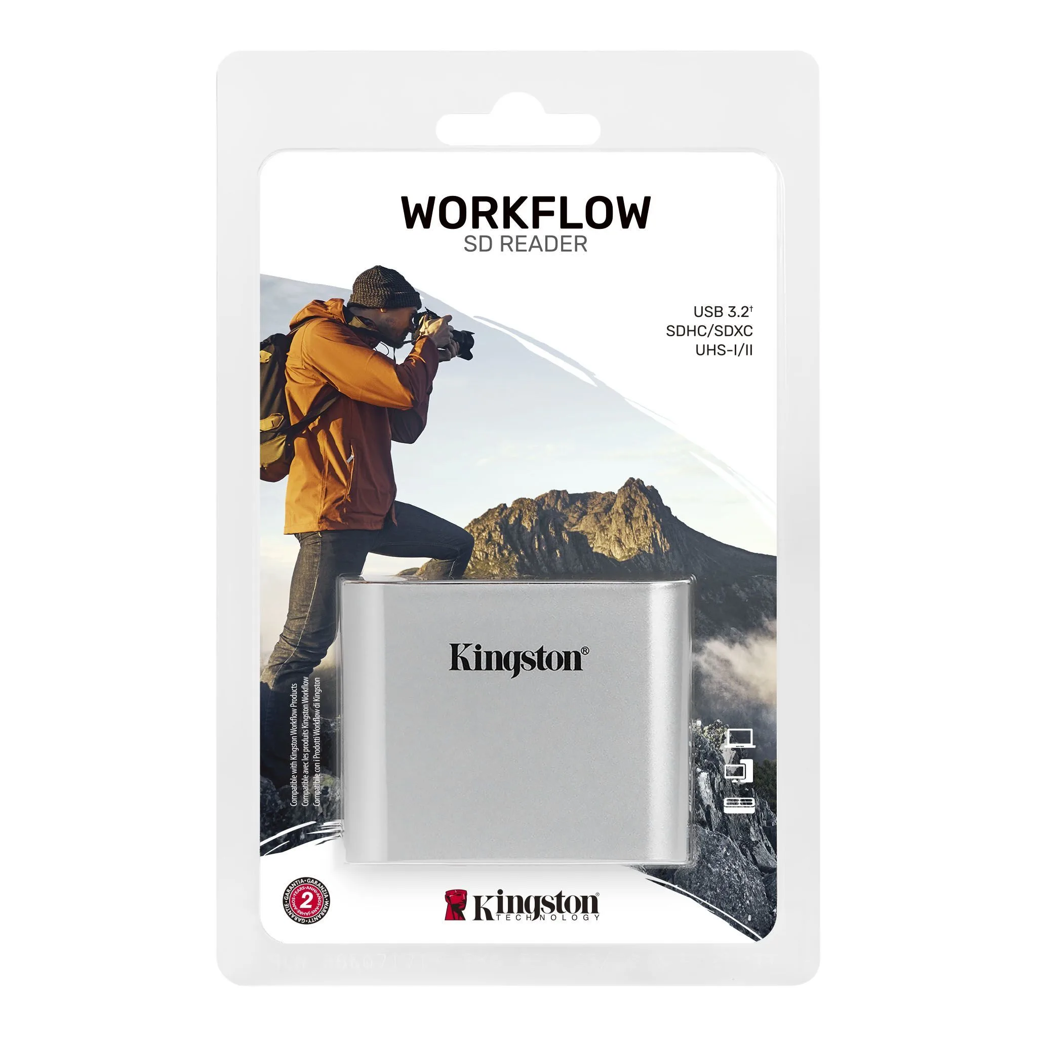 قارئ بطاقات SD من Kingston Workflow - WFS-SD