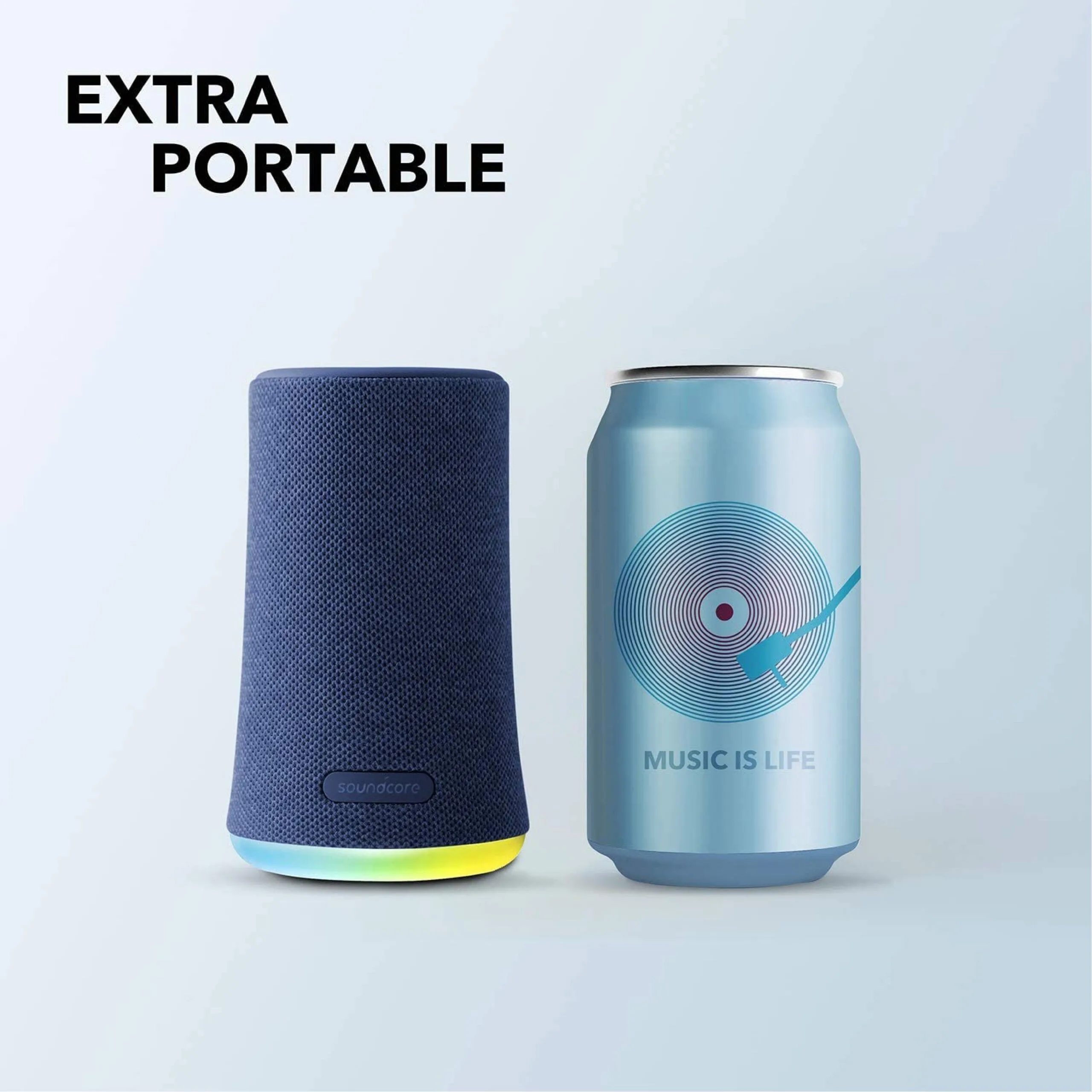 سماعة Anker Soundcore Flare Mini محمولة مقاومة للماء - أزرق