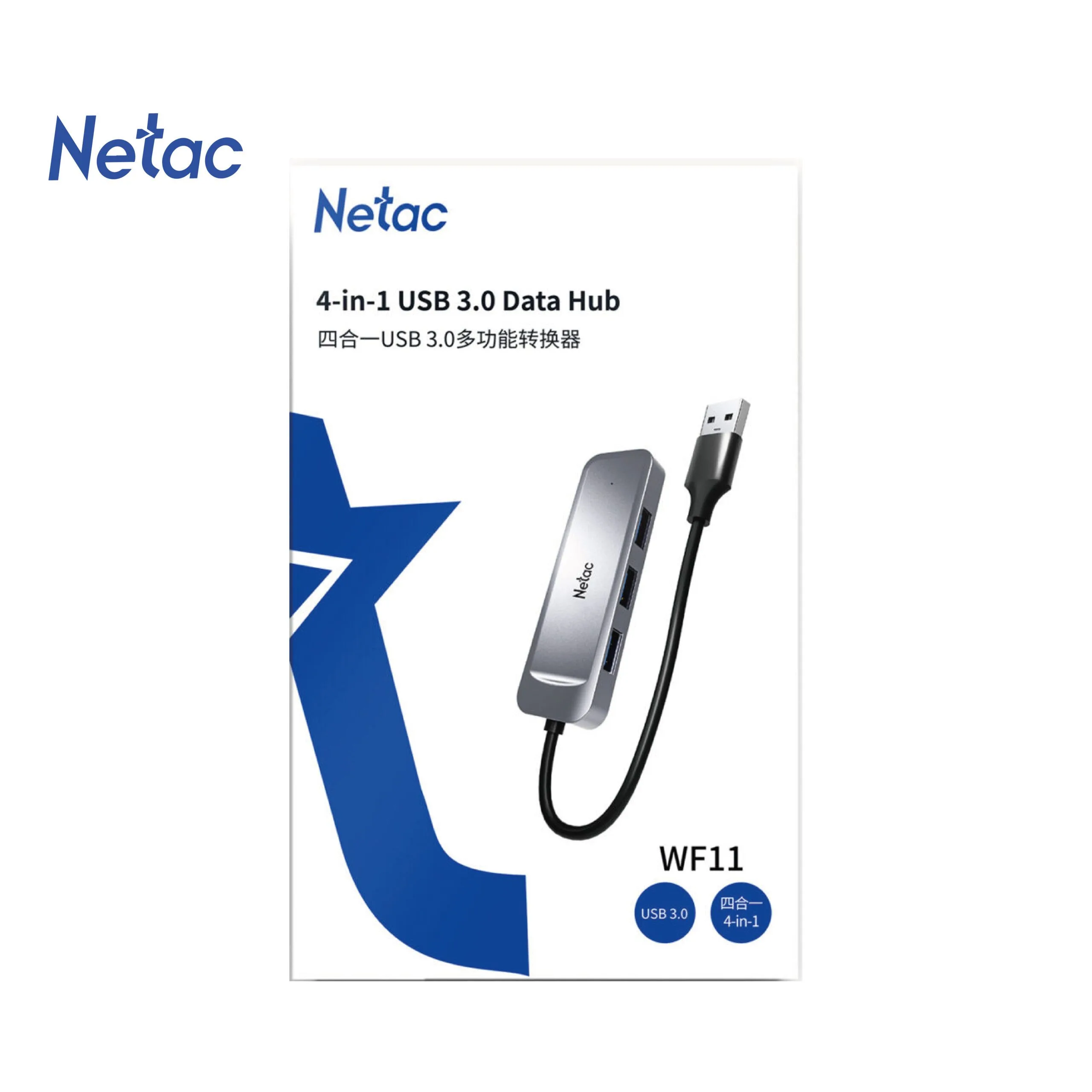 موزّع USB 3.0 من NETAC WF11 بأربعة منافذ
