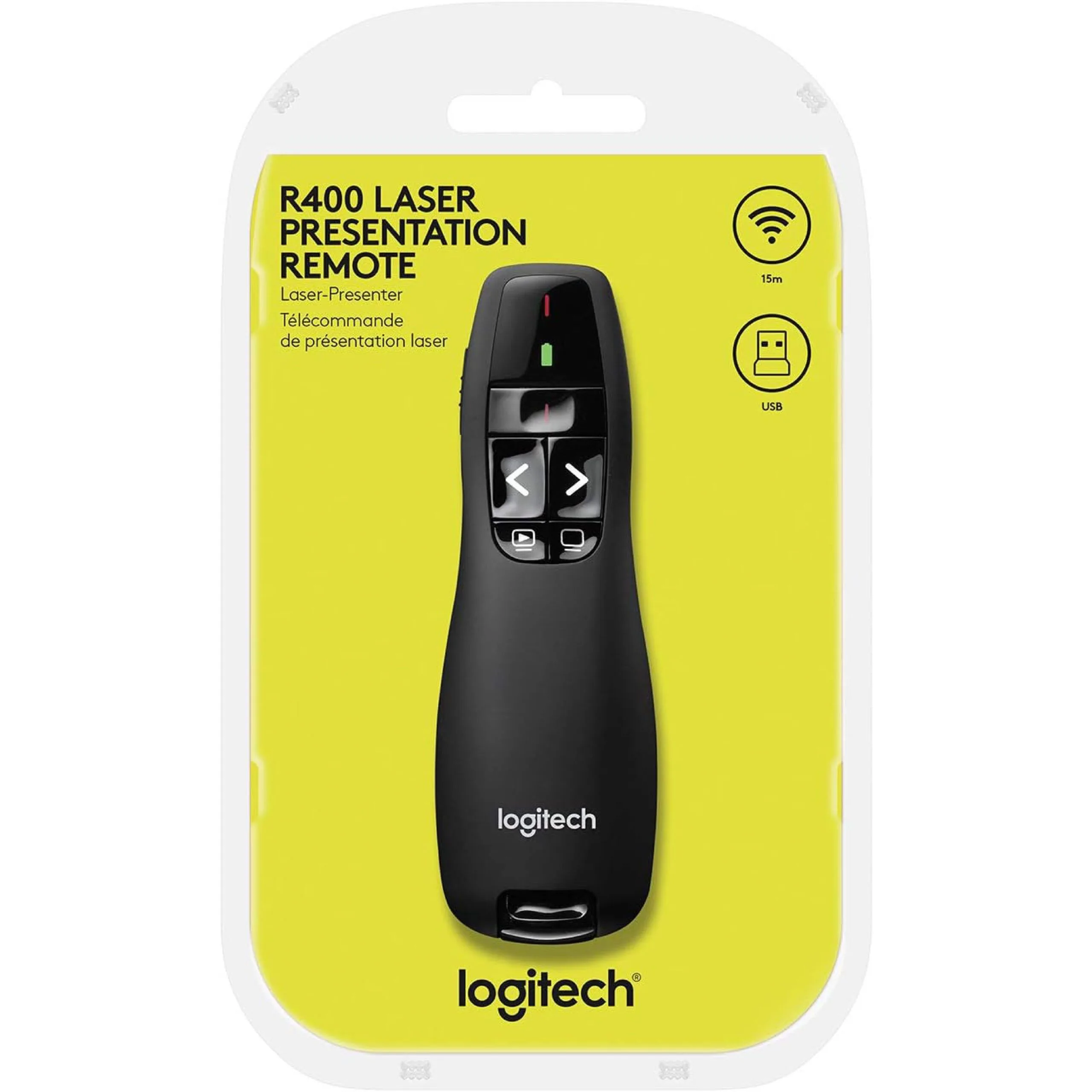 مؤشر عرض ليزري لاسلكي Logitech R400