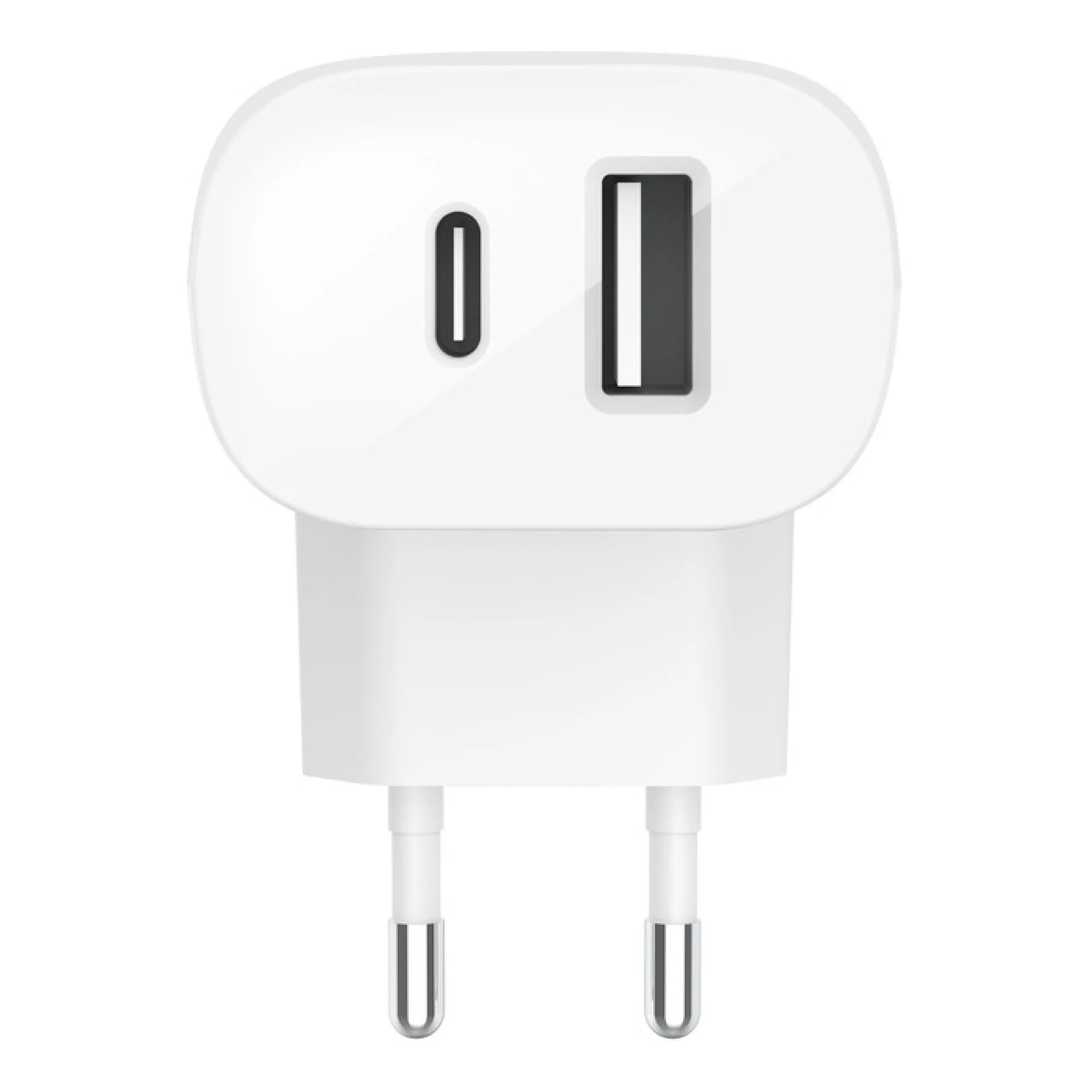 شاحن Belkin بمنفذي USB-C وUSB-A مع تقنية PPS - قدرة 37 واط