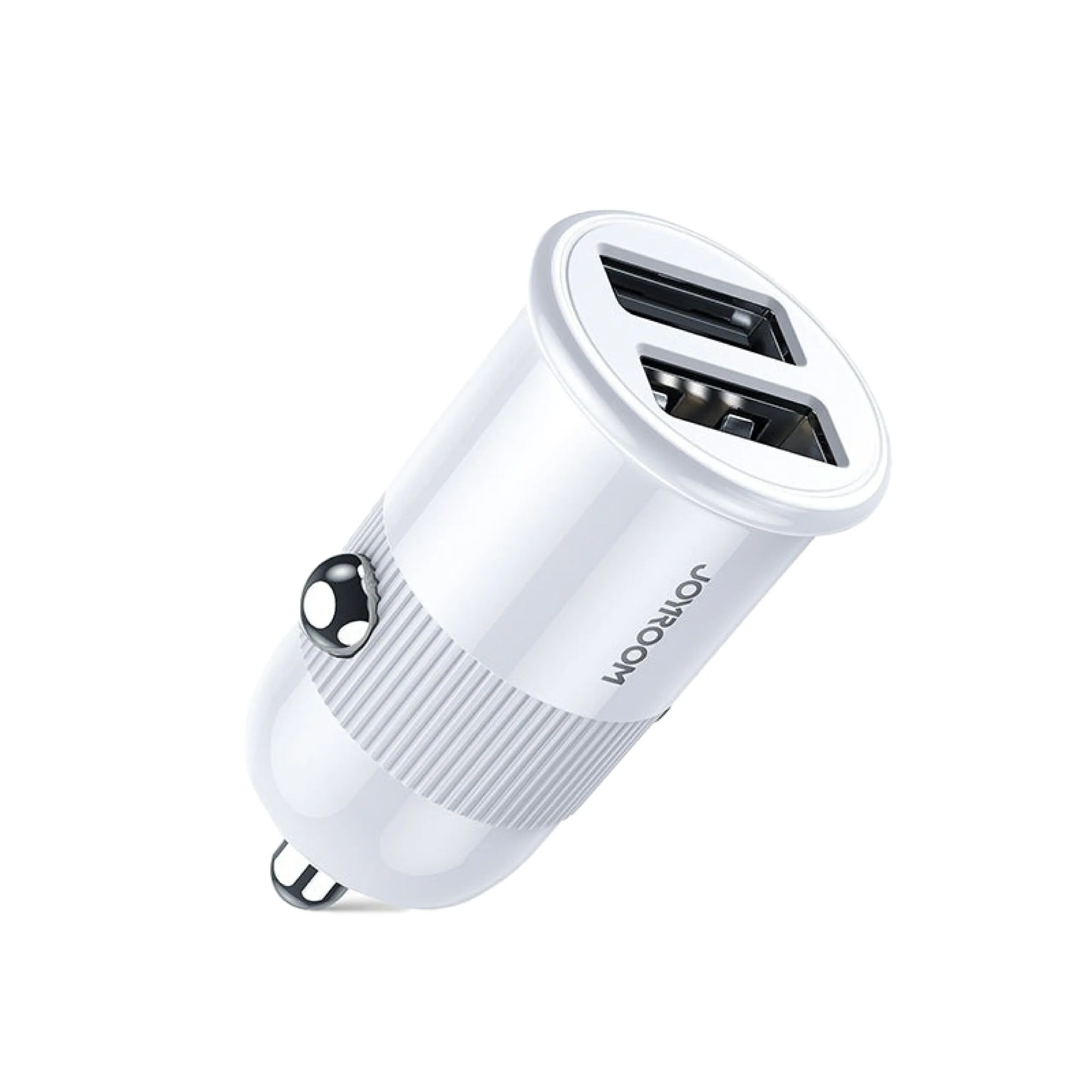 Joyroom Dual USB-A Car Charger- 3.1A - White