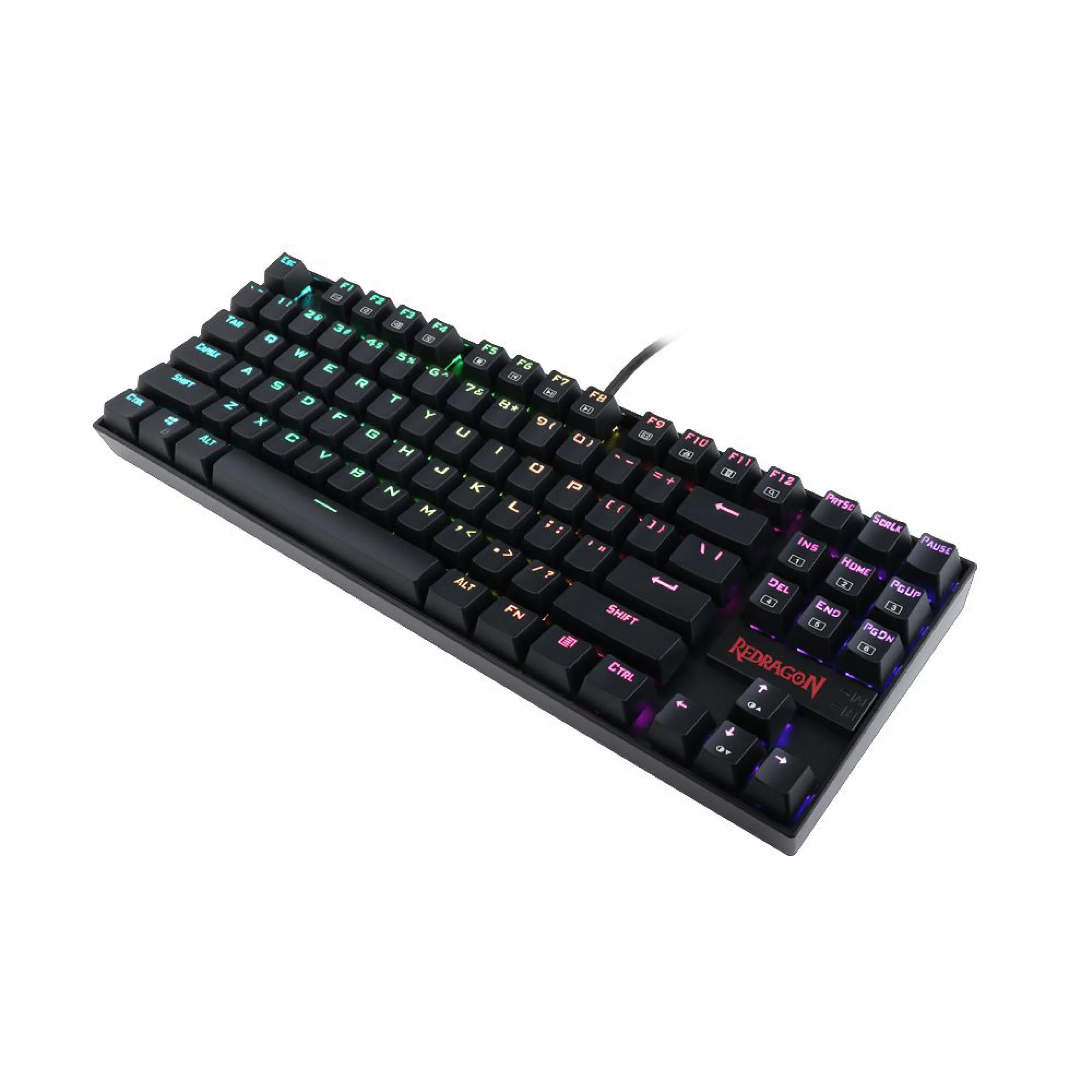 كيبورد ألعاب ميكانيكي Redragon KUMARA K552 بإضاءة LED خلفية