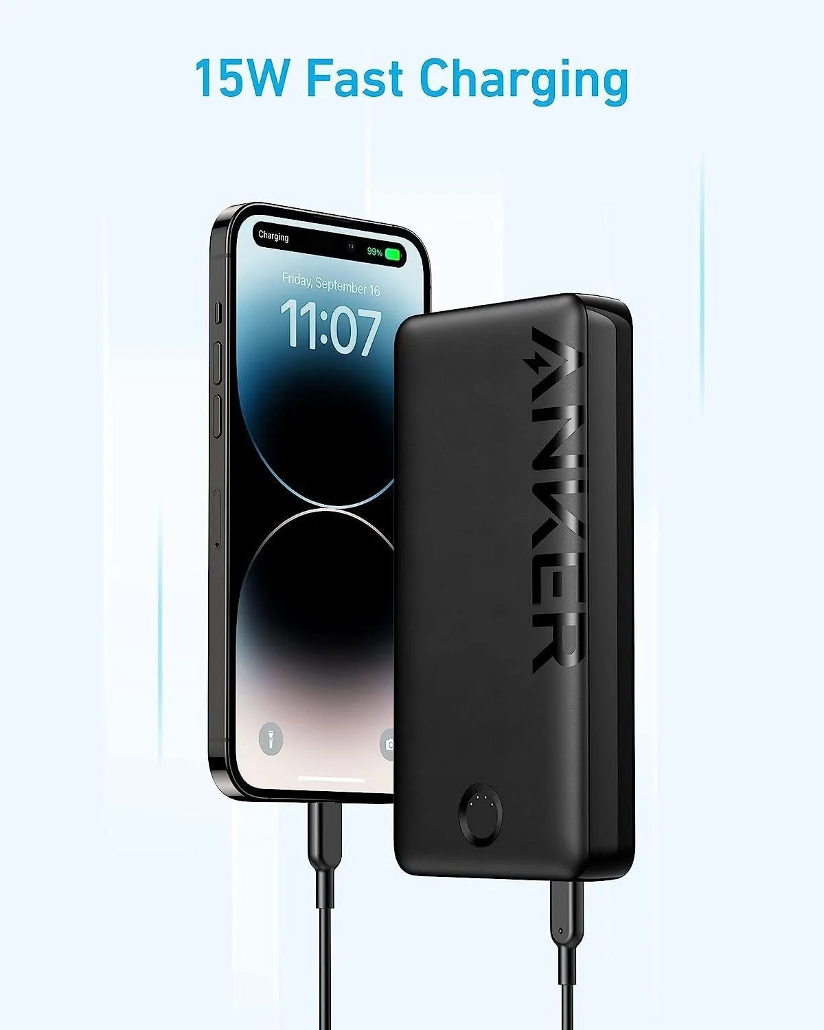 باور بانك Anker 325 (PowerCore 20K II) سعة 20000 مللي أمبير