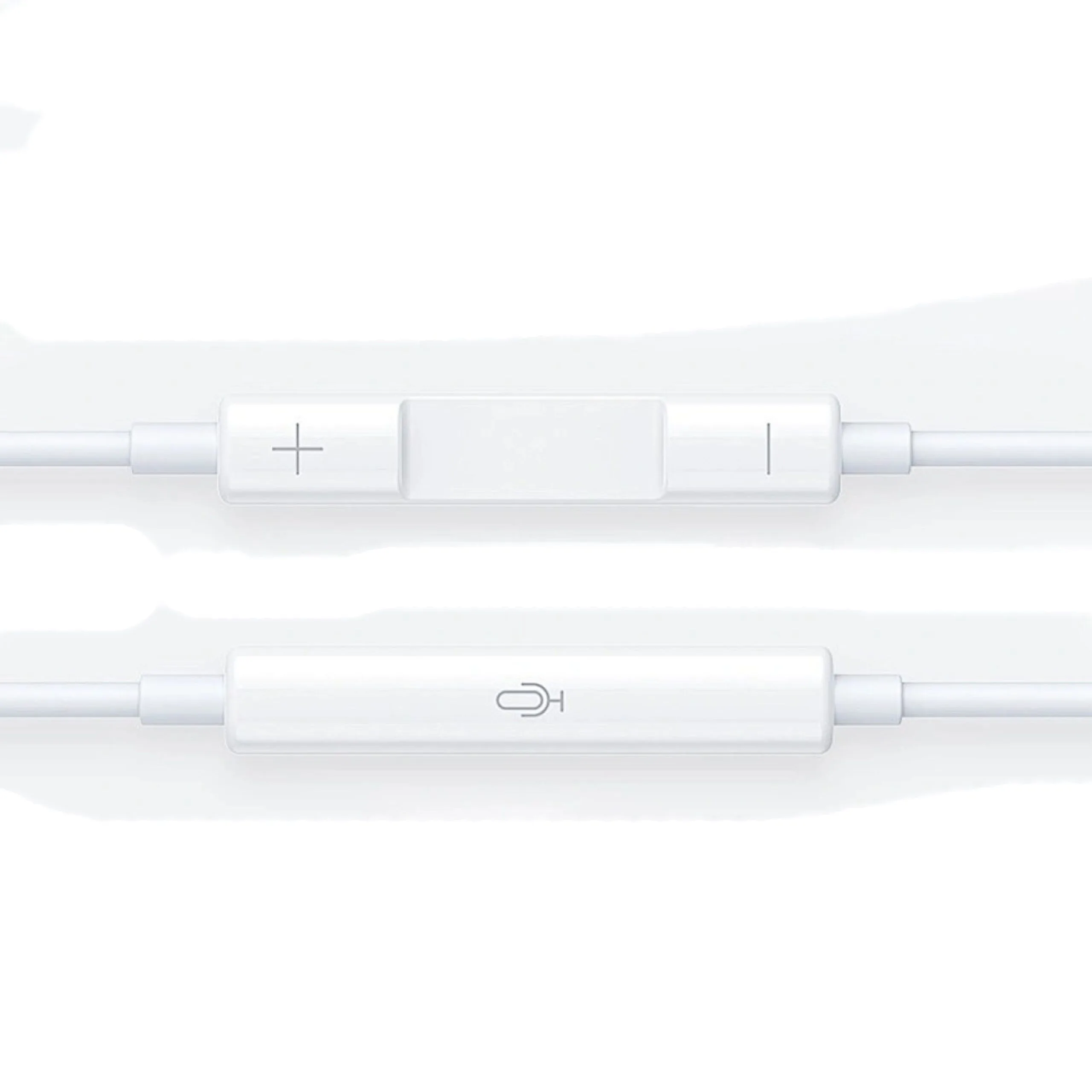 Wiwu Lightning Half-in-Ear Wired Headphone - White