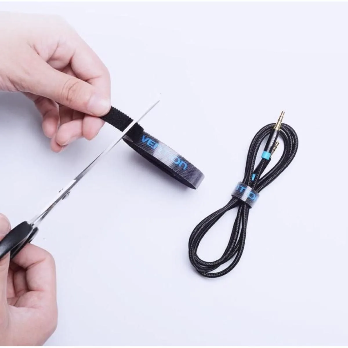 Vention Cable Management Tie 5M Black - KAABJ