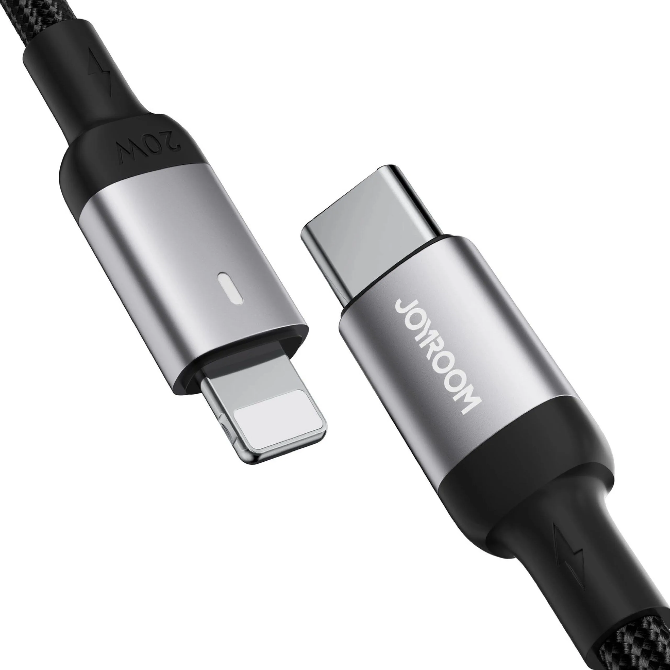 كابل Joyroom من Type-C إلى Lightning مجدول بالنايلون - 20 واط