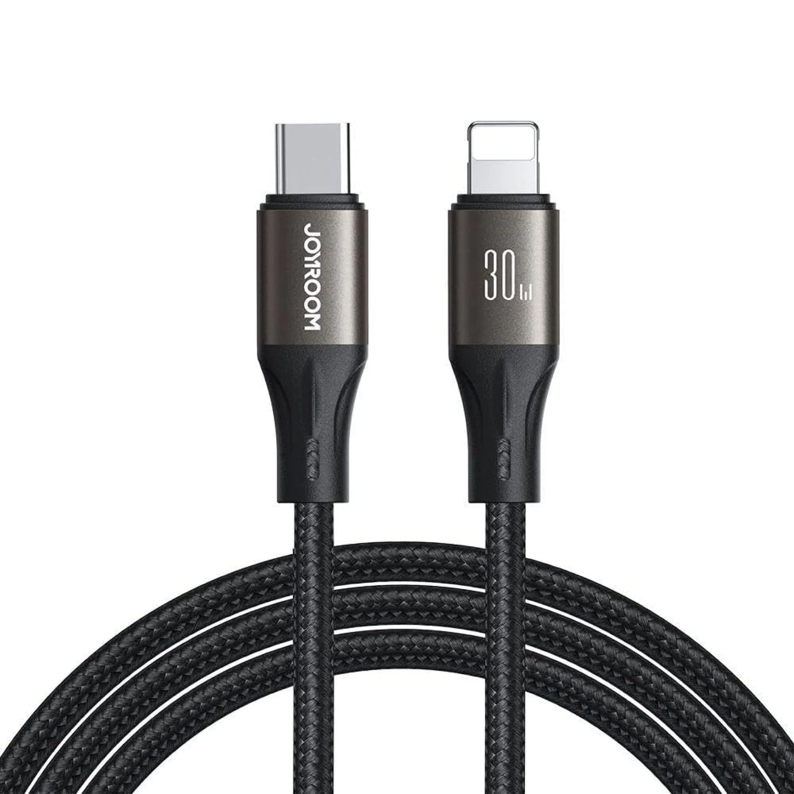 كابل Joyroom من Type-C إلى Lightning مجدول بالنايلون - 30 واط
