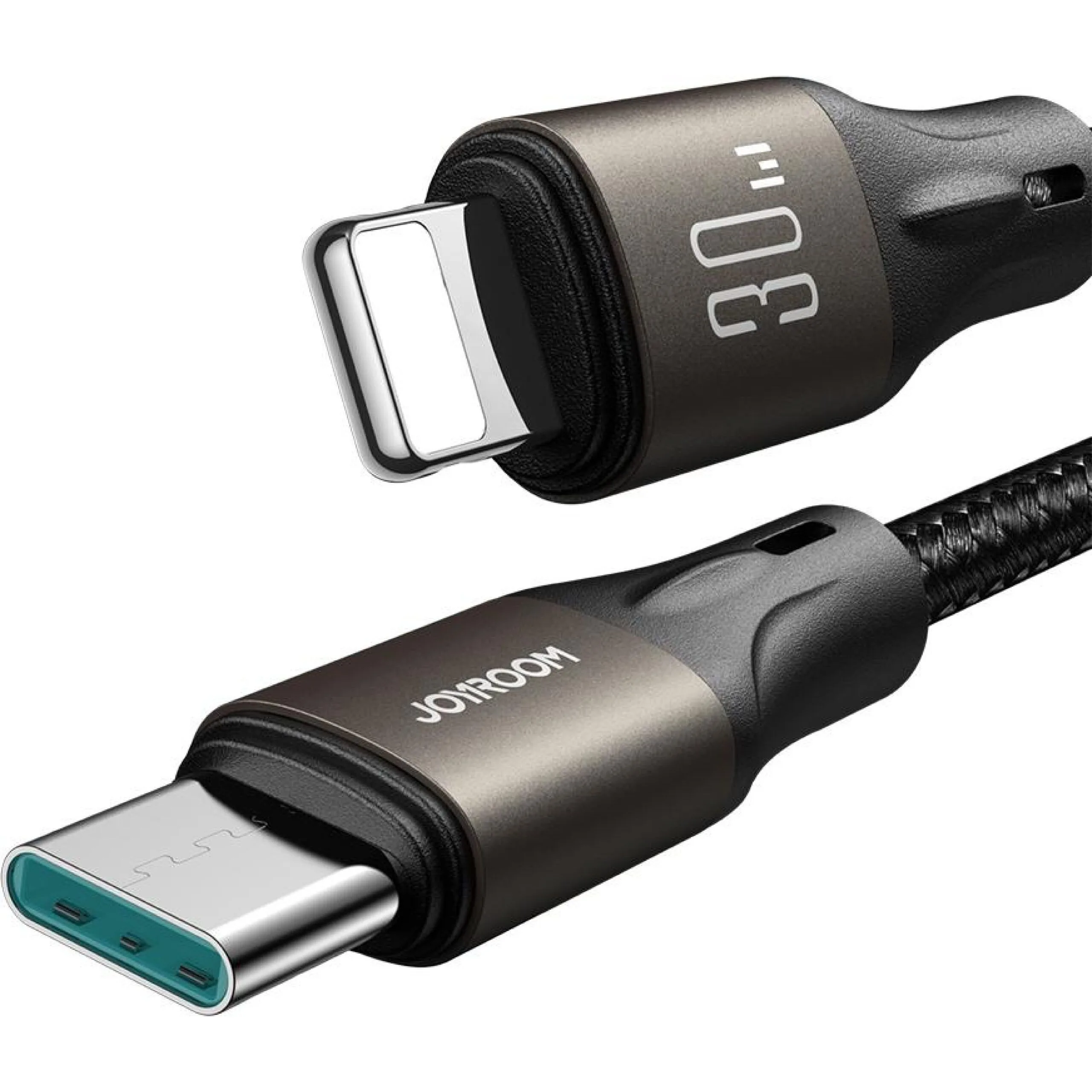 كابل Joyroom من Type-C إلى Lightning مجدول بالنايلون - 30 واط