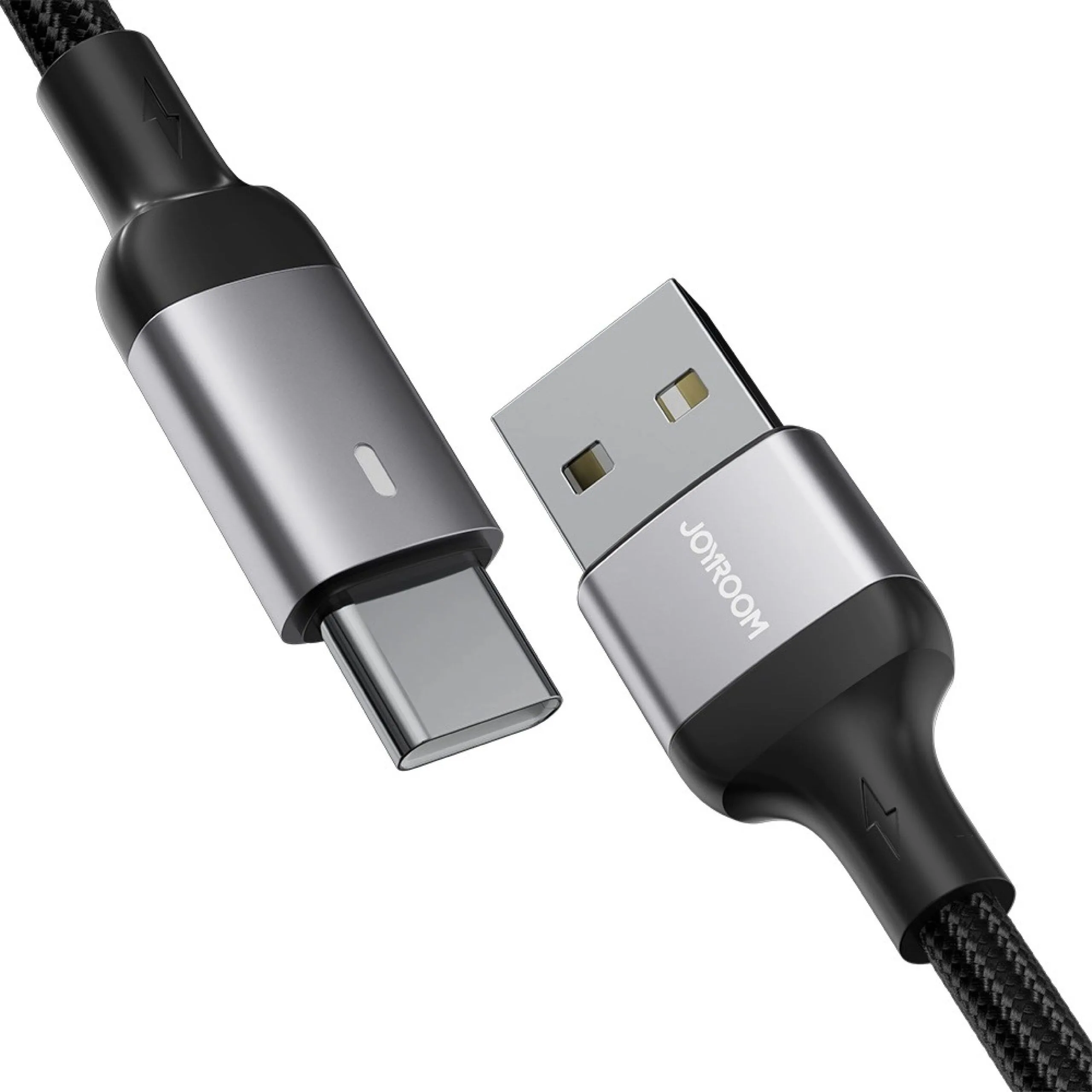 كابل Joyroom من USB-A إلى Type-C مجدول بالنايلون للشحن السريع - 3 أمبير