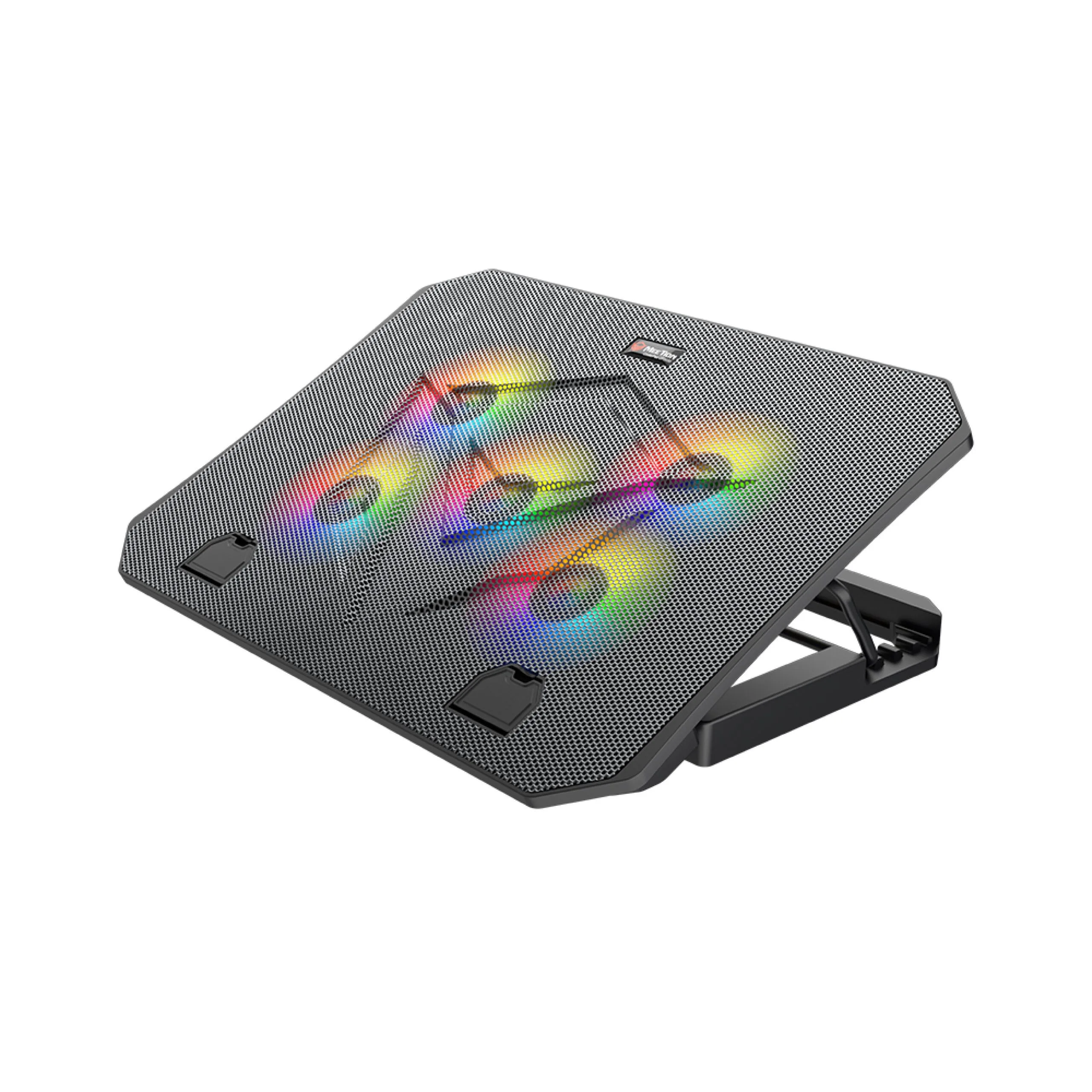 مبرد لابتوب للألعاب Meetion بخمس مراوح وإضاءة RGB