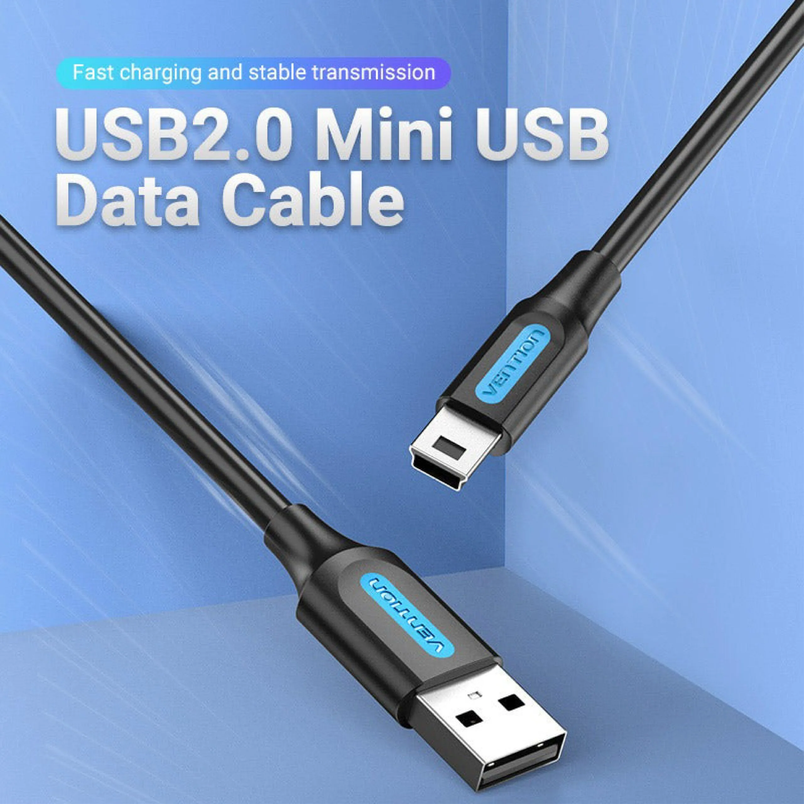 Vention USB-A 2.0 Male to Mini-B Male Cable PVC Type - COMBD