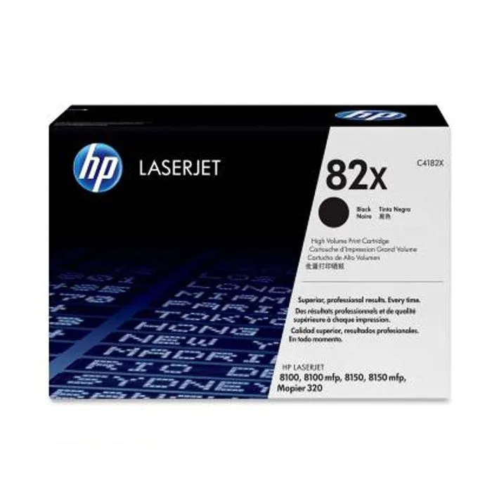 HP 82X Black Original Laser Toner Cartridge - C4182X