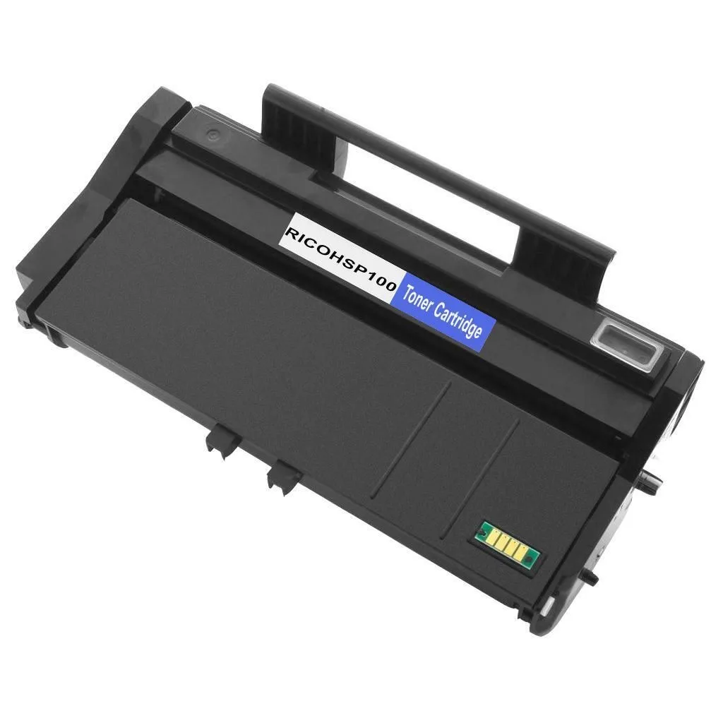 خرطوشة حبر ليزر متوافقة لطابعة Ricoh SP100 أحادية اللون - أسود