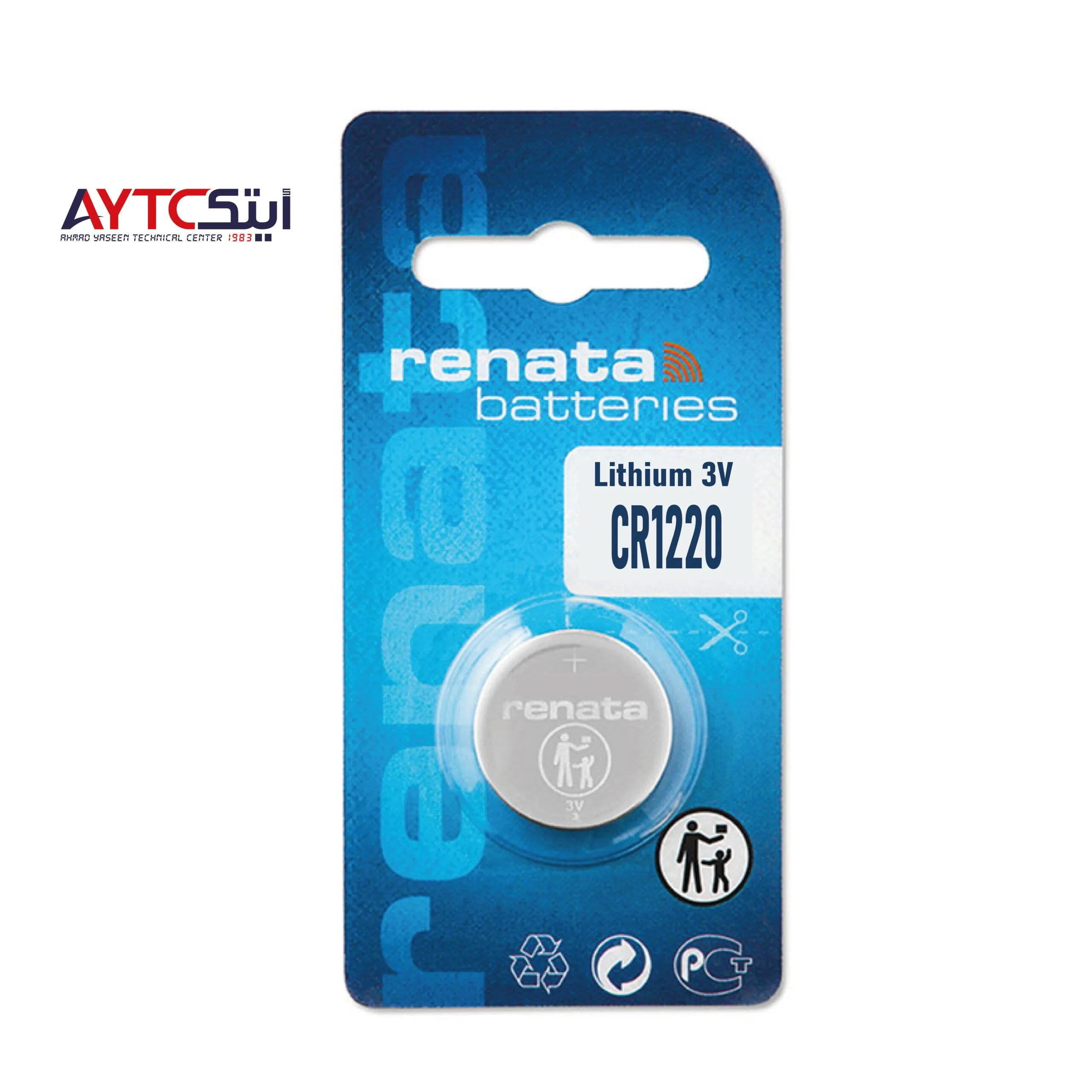 RENATA CR1220 Lithium Batteries 3V