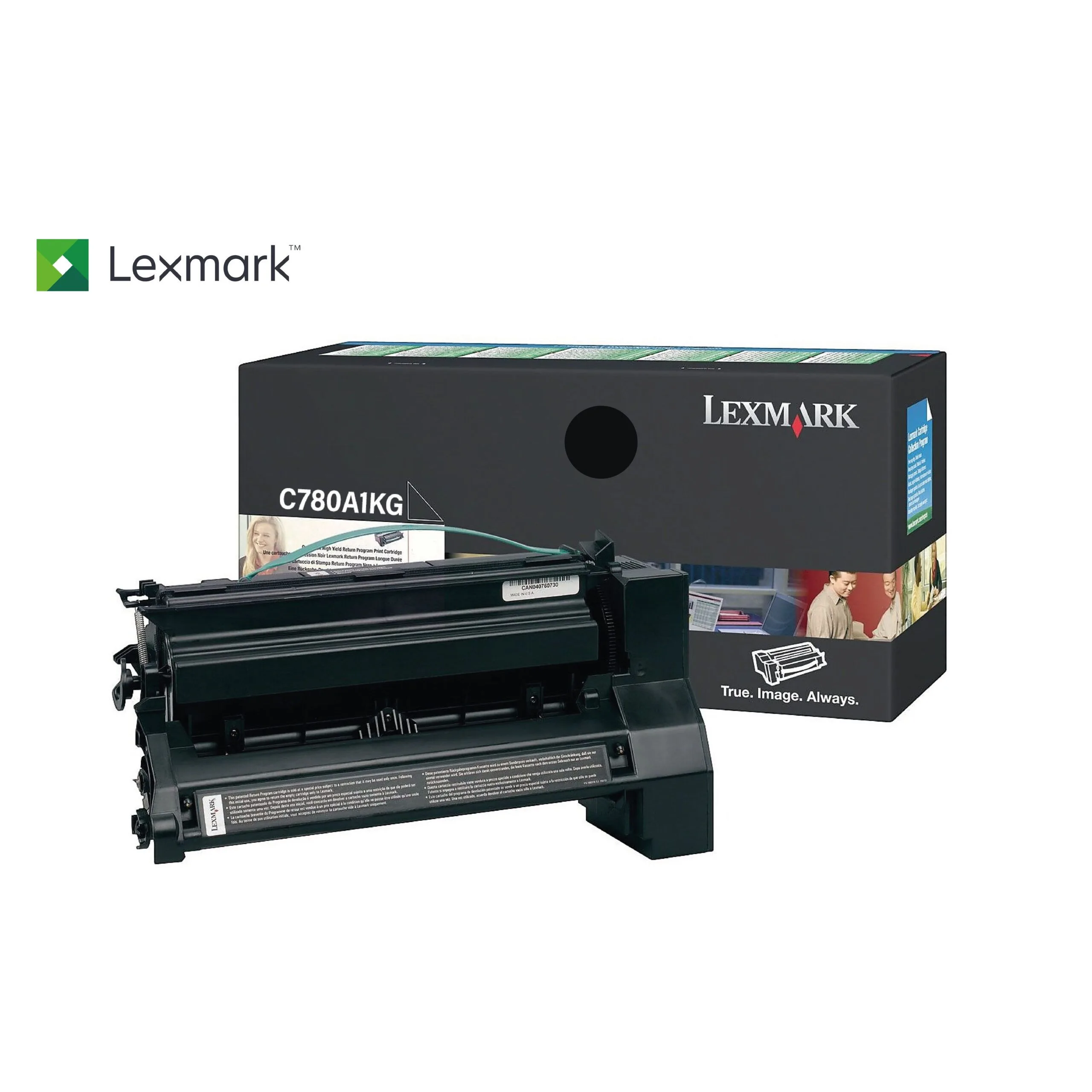 Lexmark C780A1KG Black Original Toner Cartridge - Genuine