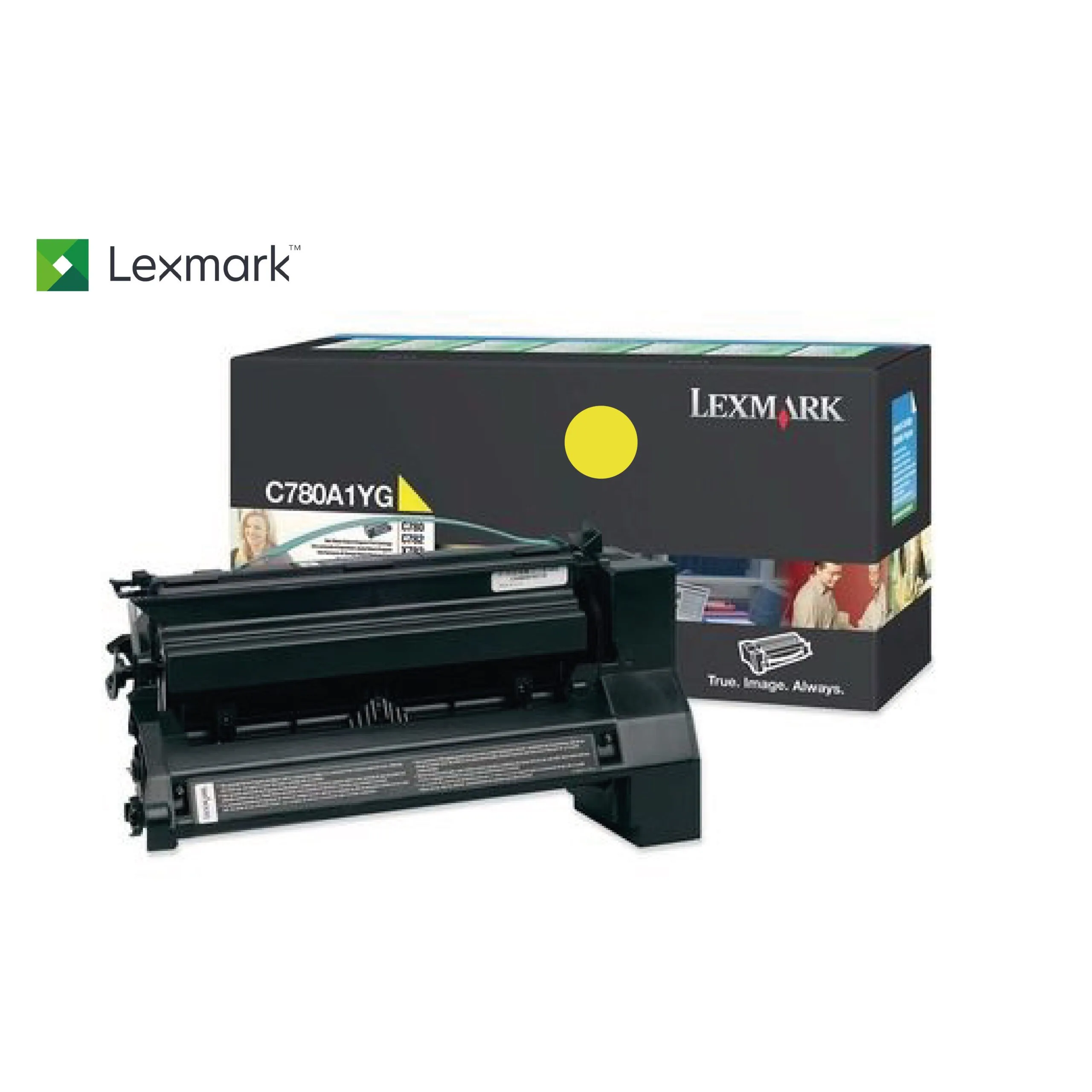 Lexmark C780A1YG Yellow Original Toner Cartridge - Genuine