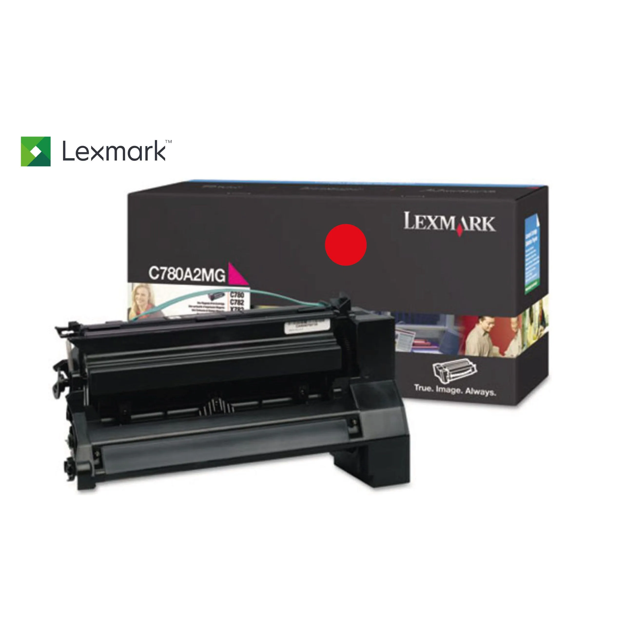 خرطوشة حبر Lexmark C780A1MG أصلية - أرجواني