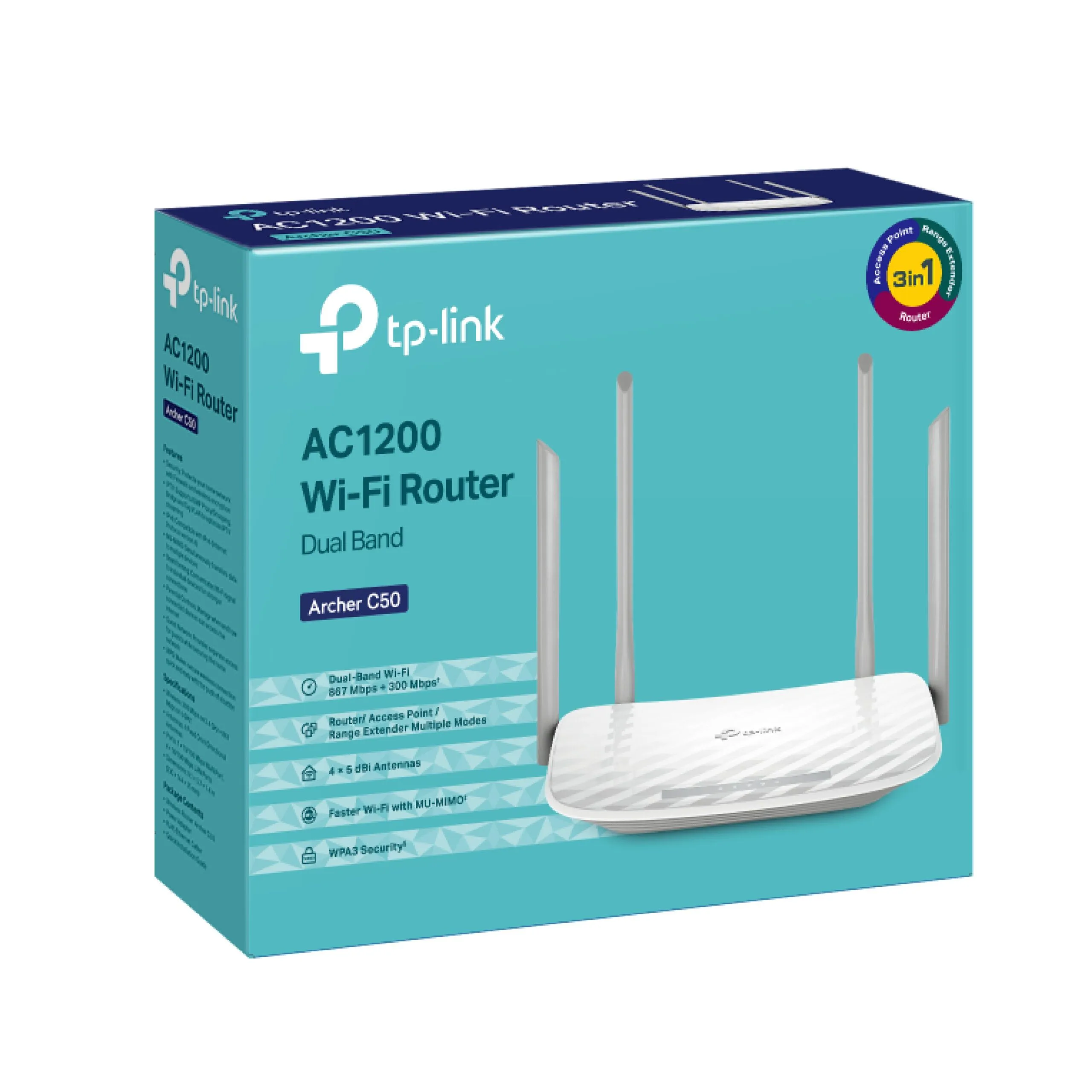 TP-Link AC1200 Wireless Dual Band Router - Archer C50