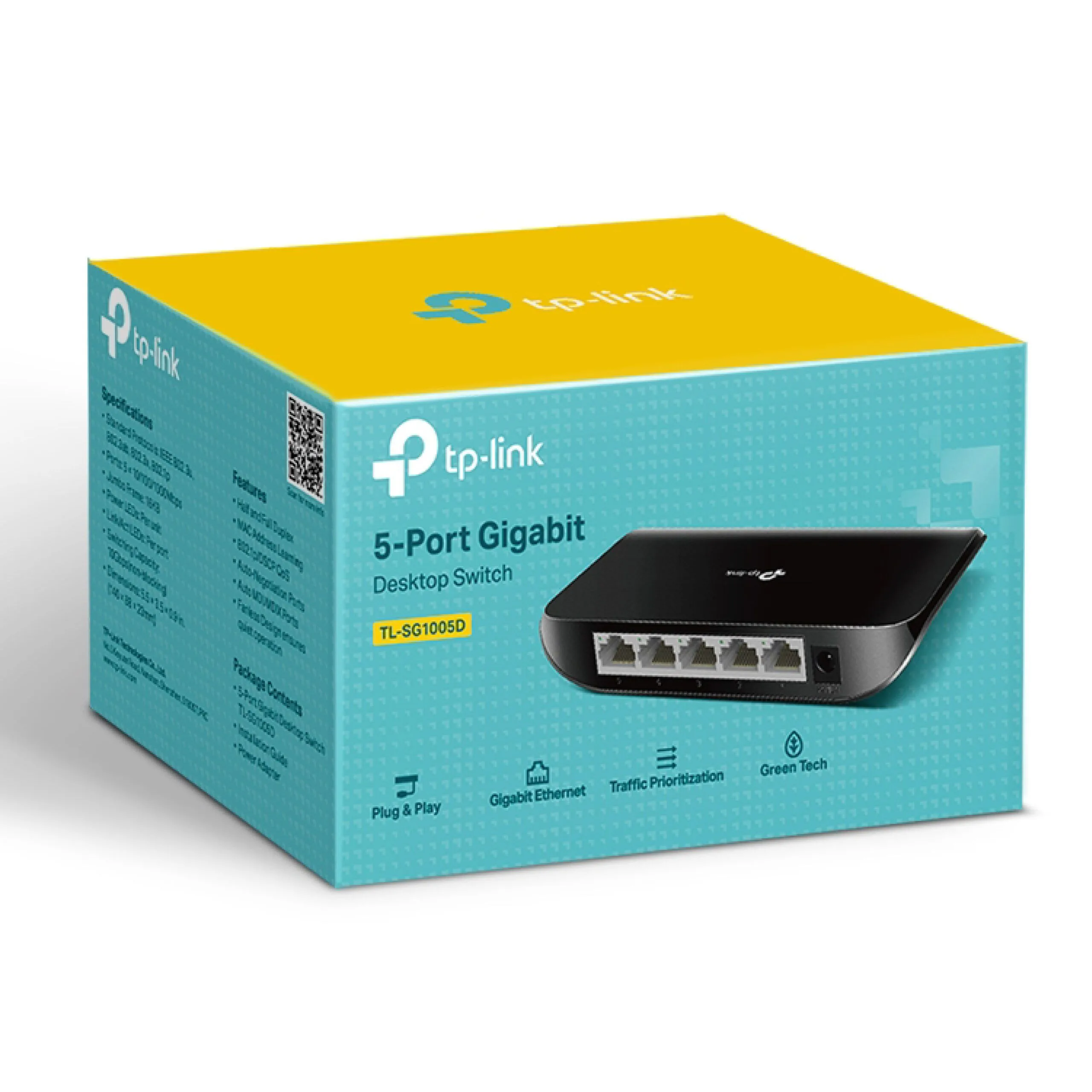 TP-Link 5-Port Gigabit Desktop Switch - TL-SG1005D