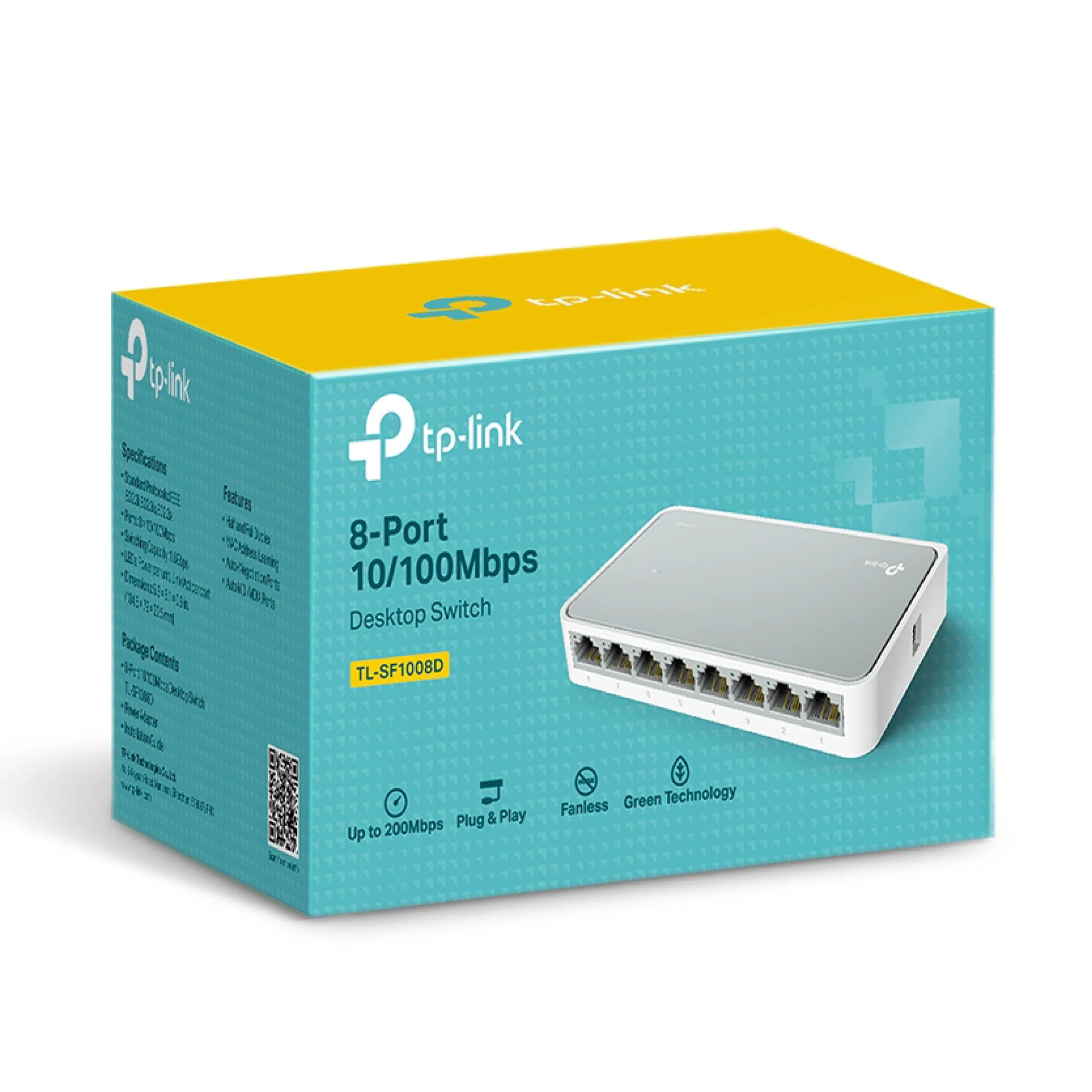 TP-Link 8-Port 10/100Mbps Desktop Switch - TL-SF1008D