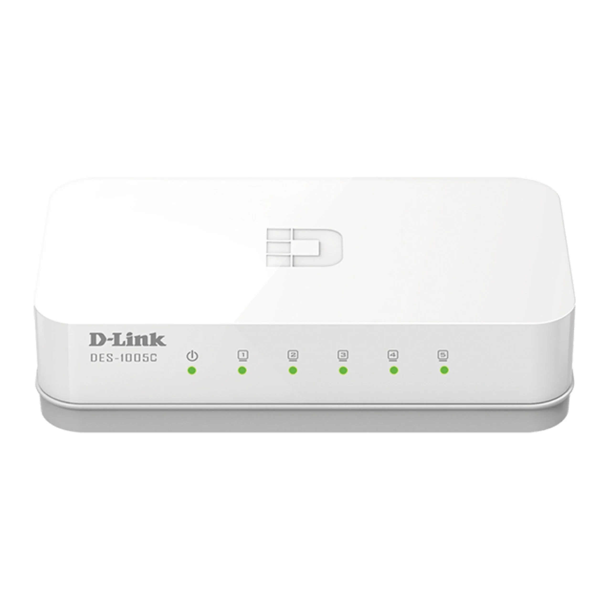 D-Link 5-Port 10/100 Mbps Unmanaged Desktop Switch - DES-1005C