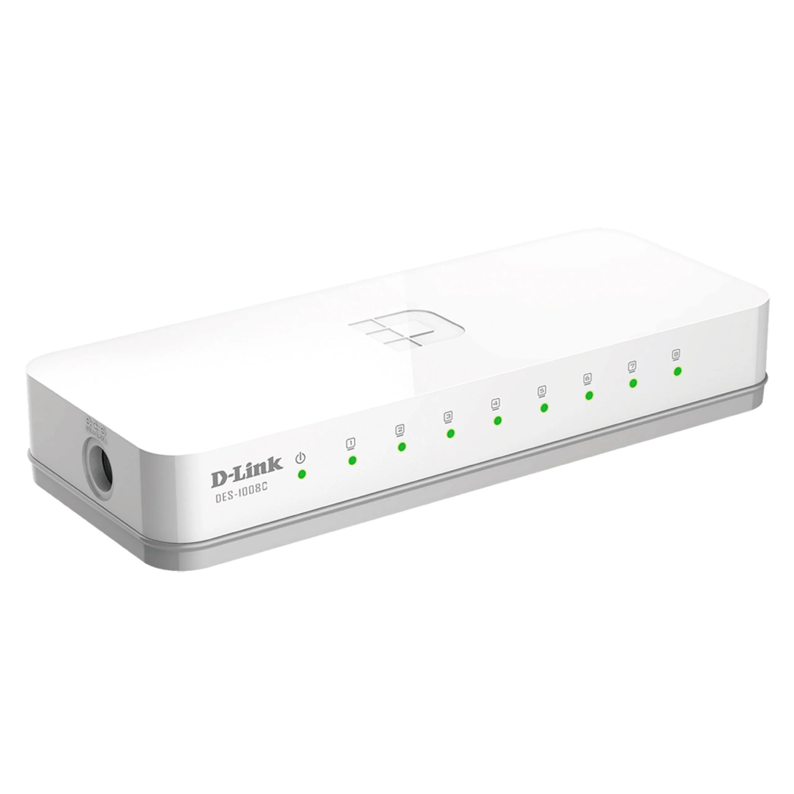 D-Link 8-Port 10/100 Mbps Unmanaged Switch - DES-1008C