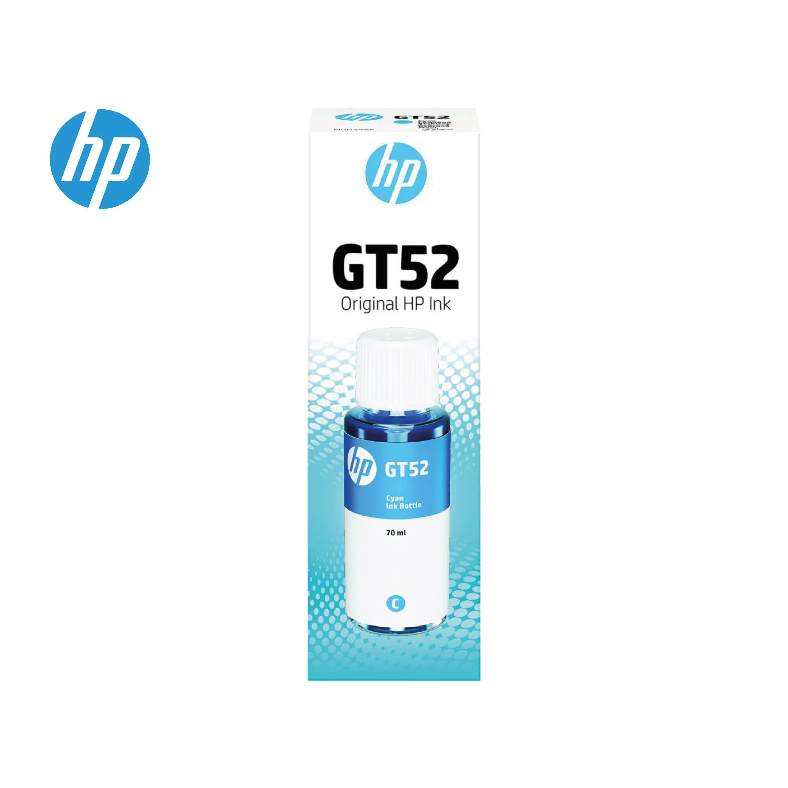 عبوة حبر HP GT52 أصلية سعة 70 مل - سماوي - M0H54AE
