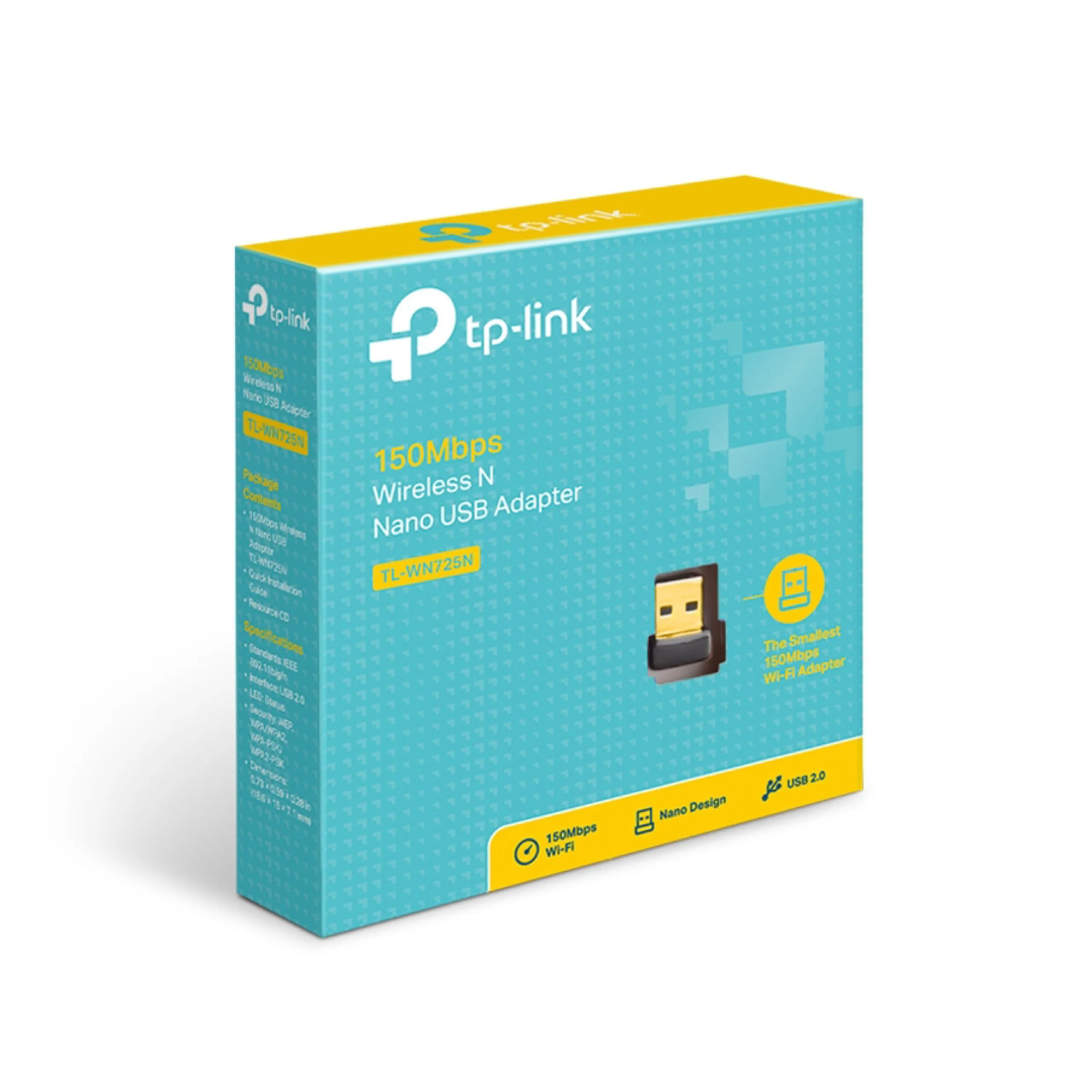 TP-Link 150Mbps Wireless N Nano USB Adapter - TL-WN725N