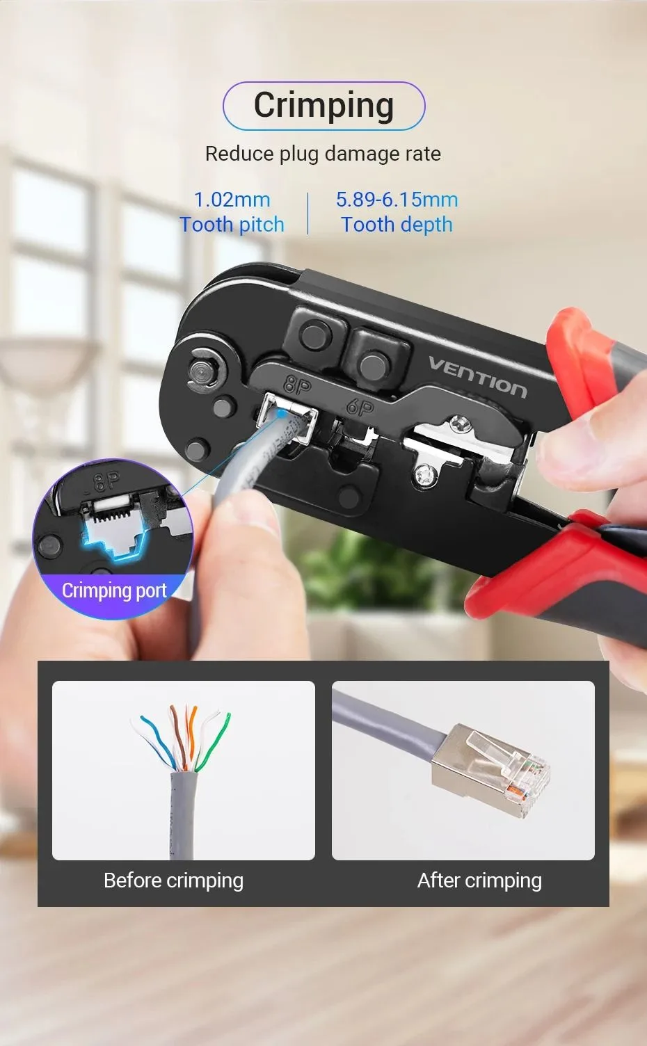 Vention Multi-function Crimping Tool - KEAB0