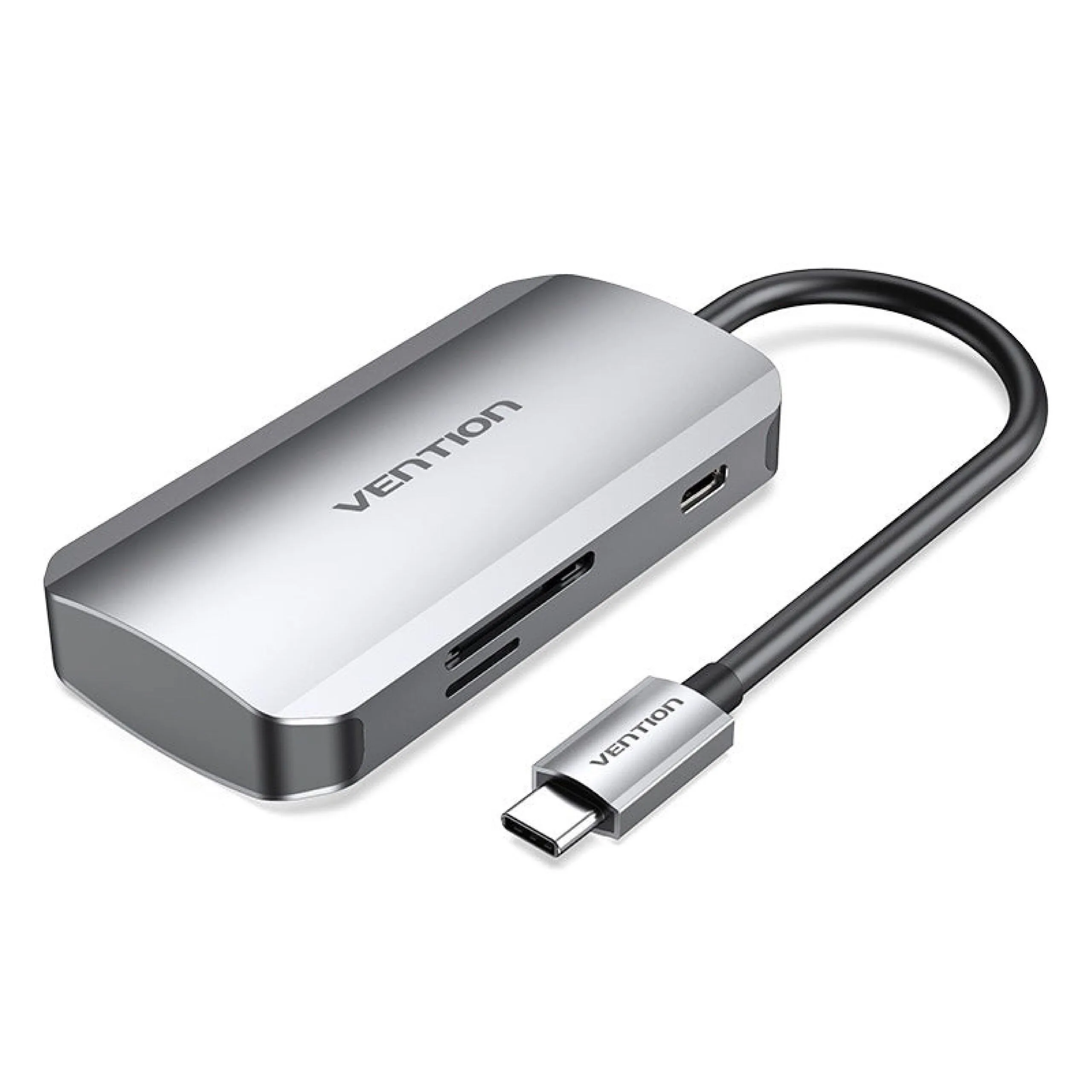 موزّع USB-C من Vention بستة منافذ 6 في 1 - TNHHB