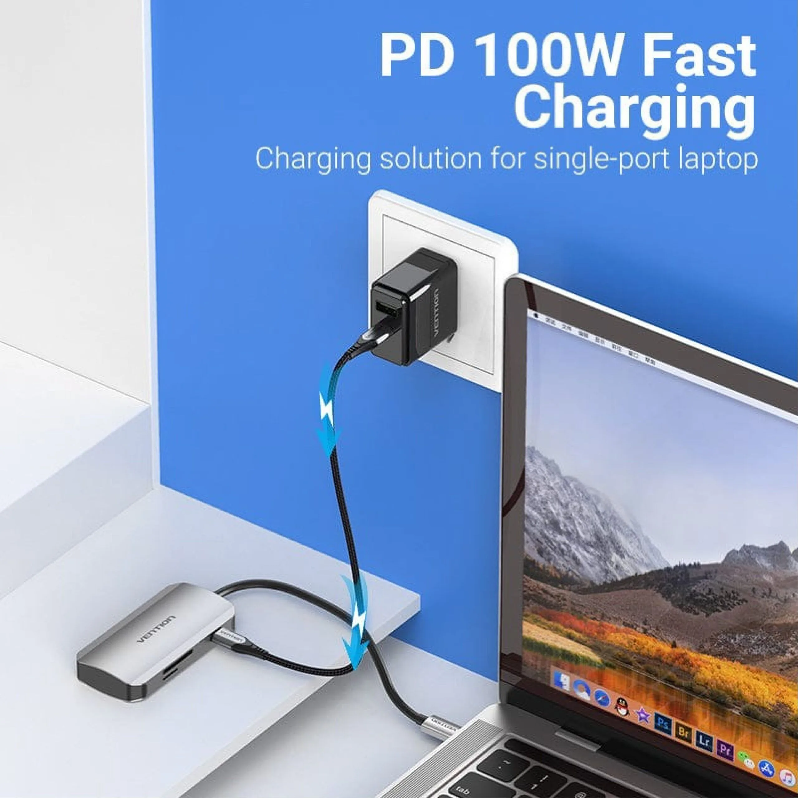 Vention 6-in-1 USB-C Hub - TNHHB
