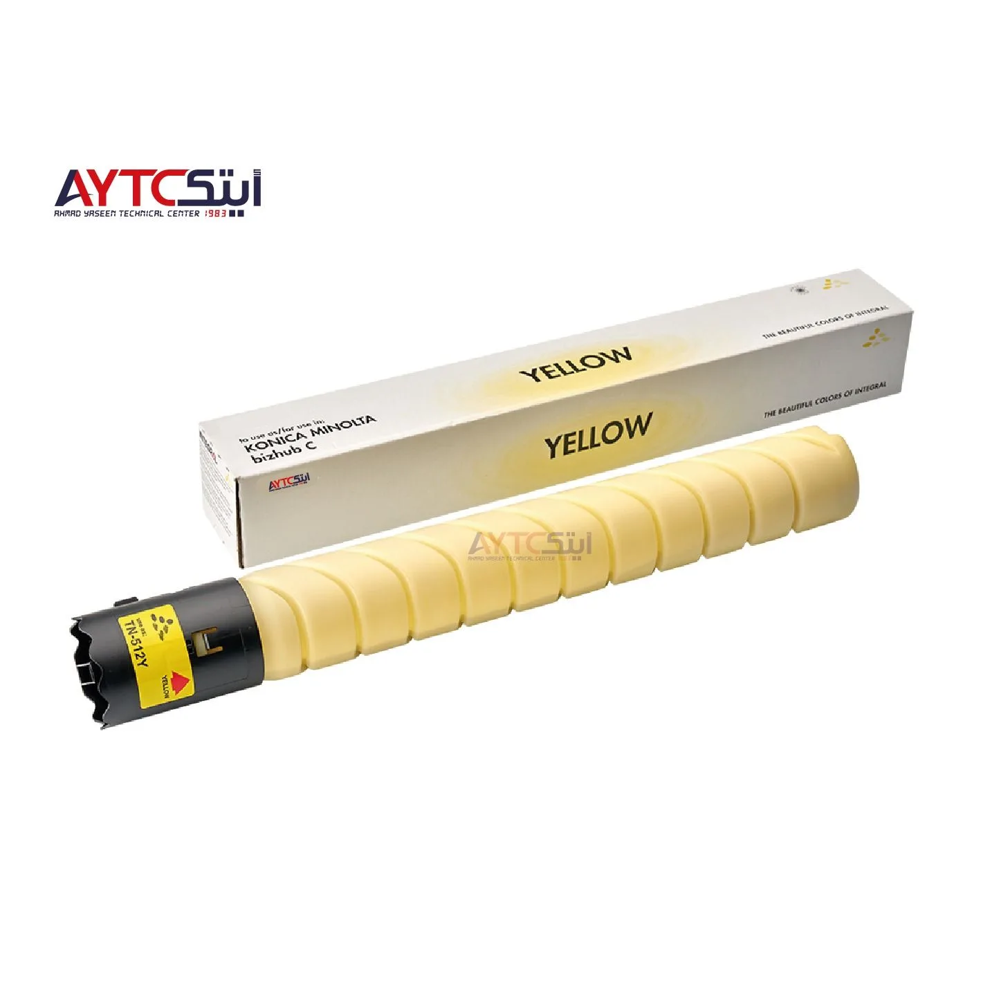 حبر آلة تصوير متوافق AYTC لأجهزة Konica Minolta TN-512 (C454/C554) - أصفر