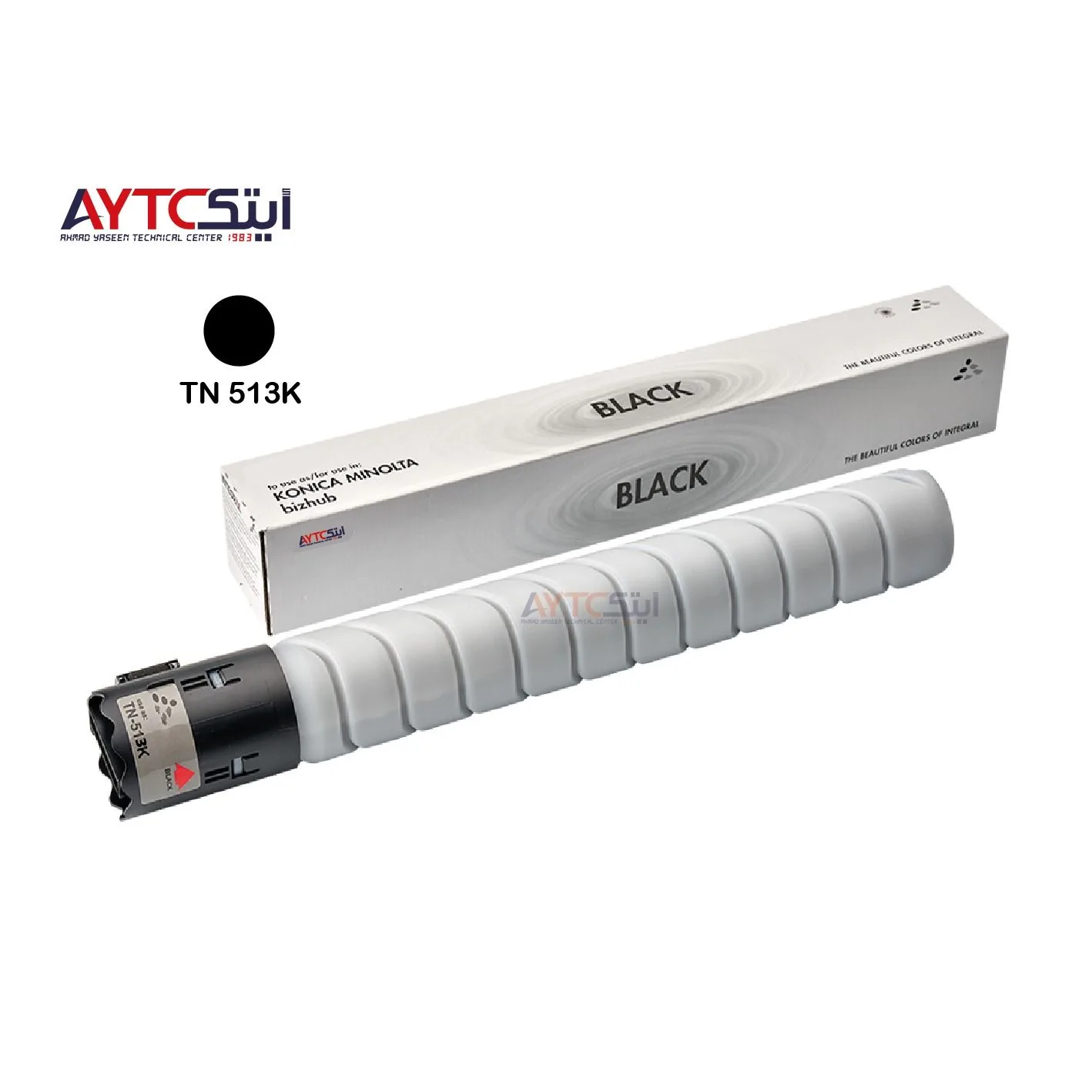 حبر آلة تصوير متوافق AYTC لأجهزة Konica Minolta TN-513 (454e/554e) - أسود