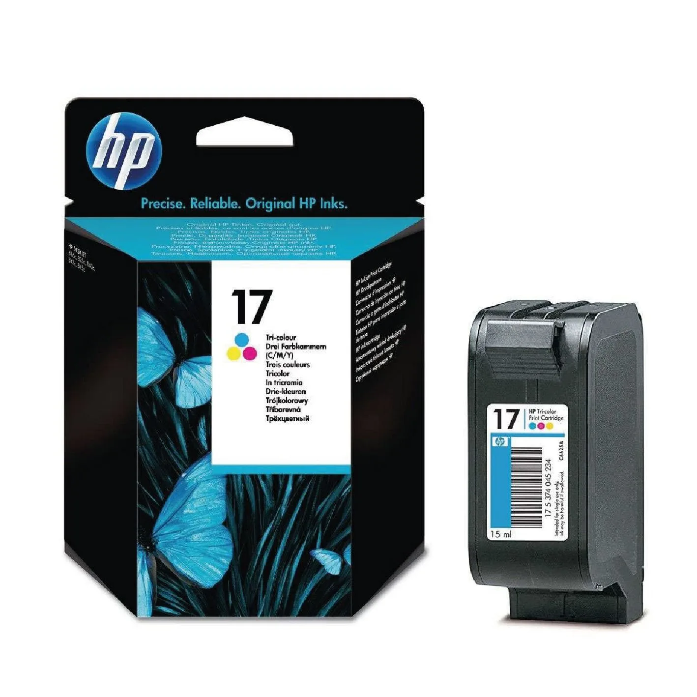 خرطوشة حبر HP 17 أصلية - ثلاثي الألوان