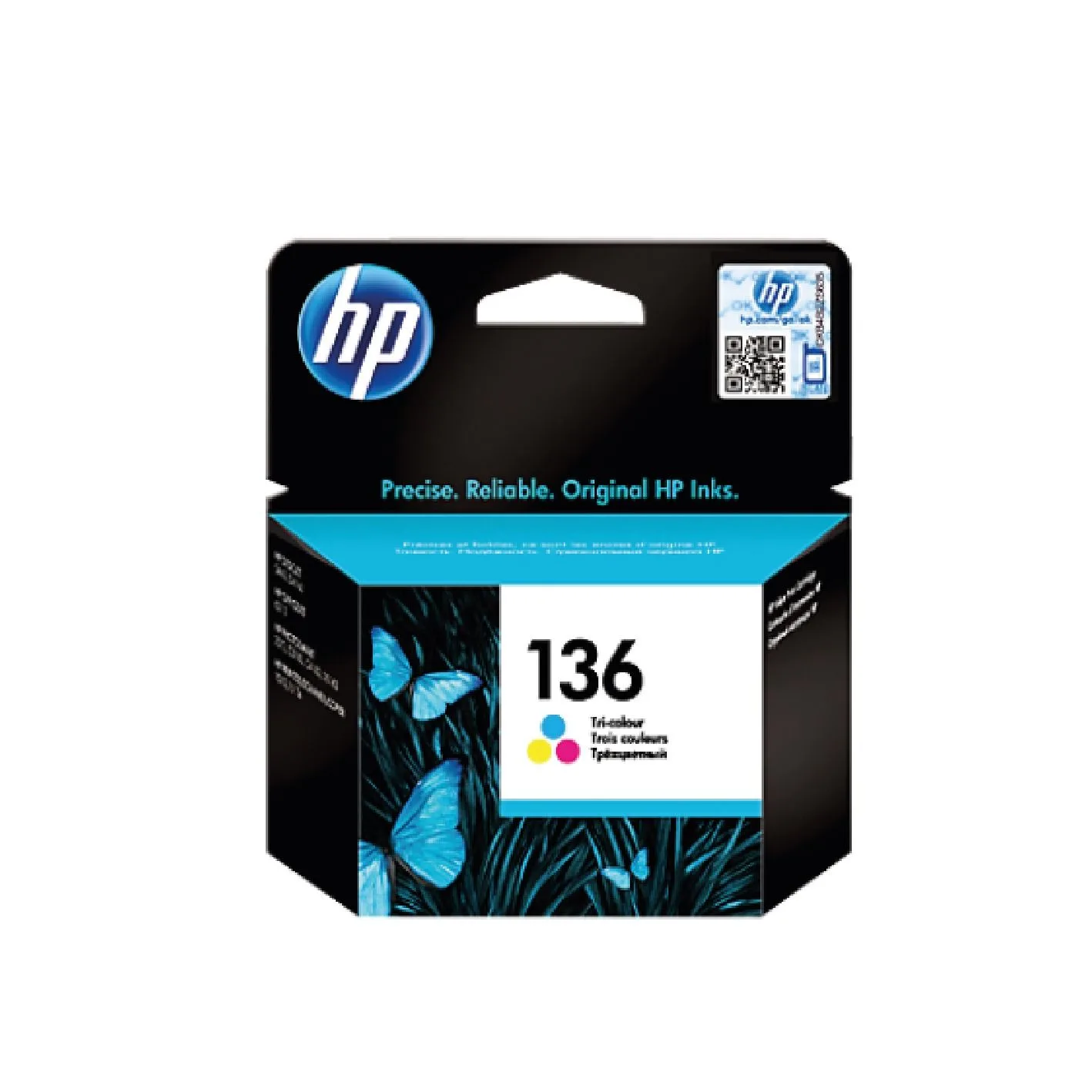 خرطوشة حبر HP 136 أصلية - ثلاثي الألوان - C9361HE