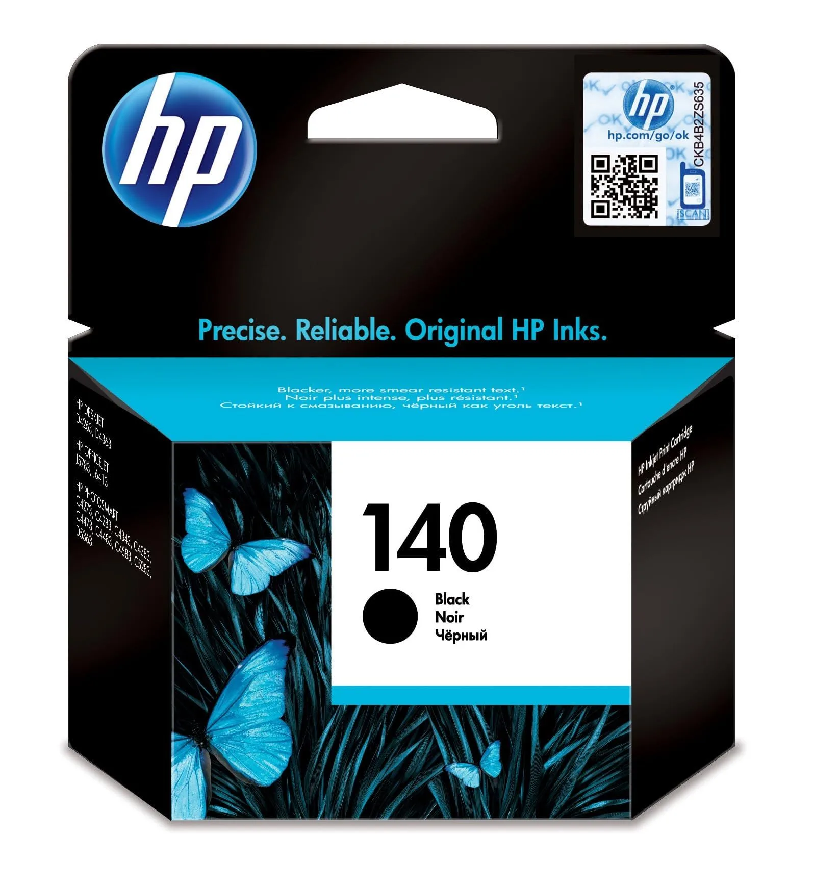 خرطوشة حبر HP 140 أصلية - أسود - CB335HE