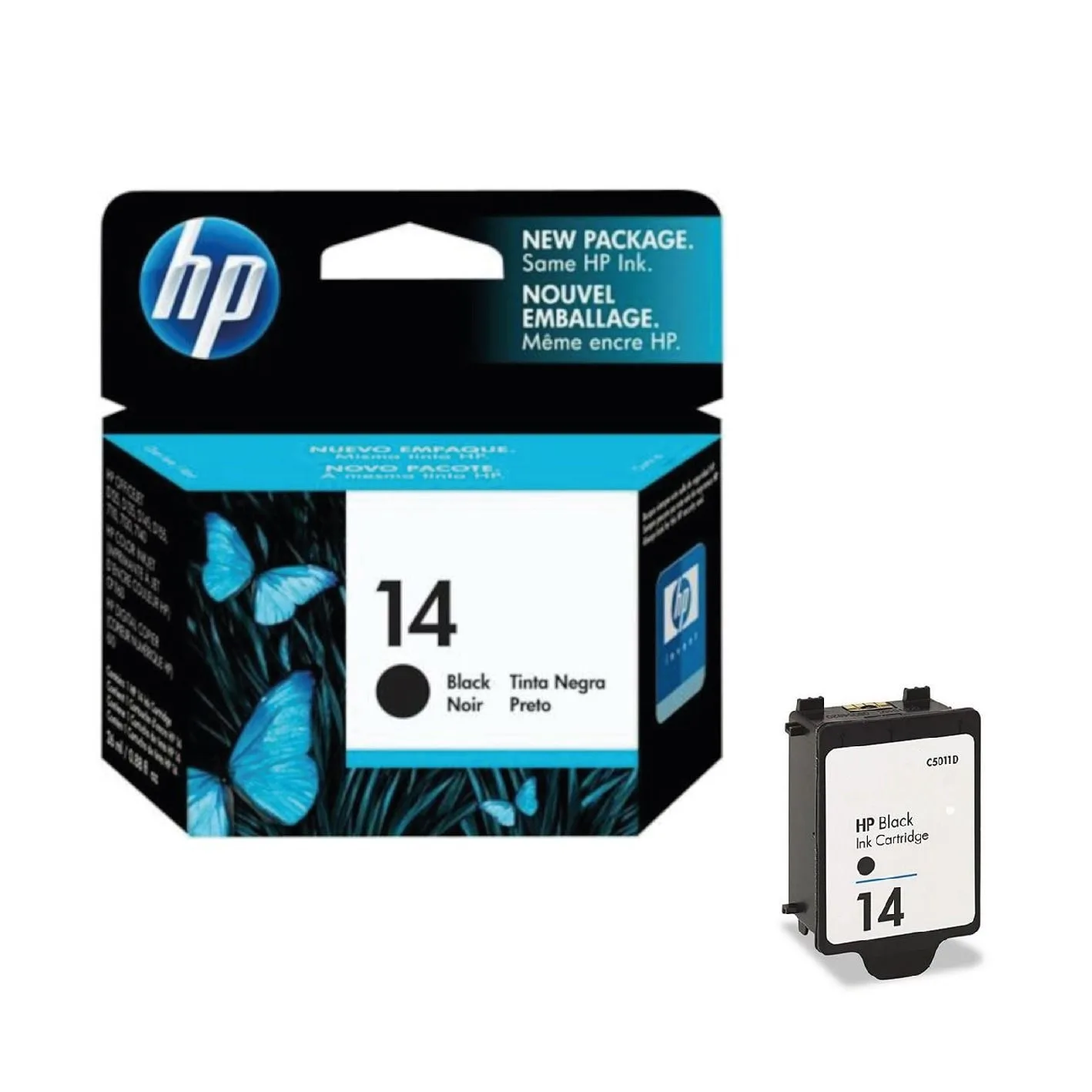 خرطوشة حبر HP 14 أصلية - أسود - C5011D