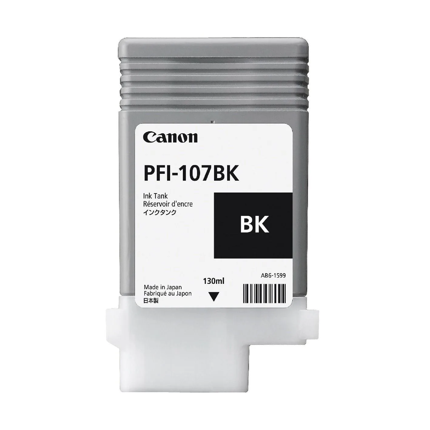 خرطوشة حبر Canon PFI-107BK أصلية - أسود