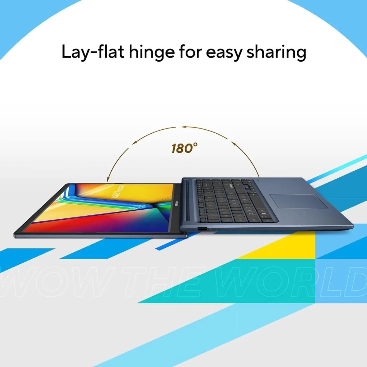 لابتوب ASUS Vivobook 15 X1504VA بمعالج Intel Core i3 الجيل 13، رام 8GB، SSD NVMe سعة 256GB، شاشة 15.6 بوصة Full HD